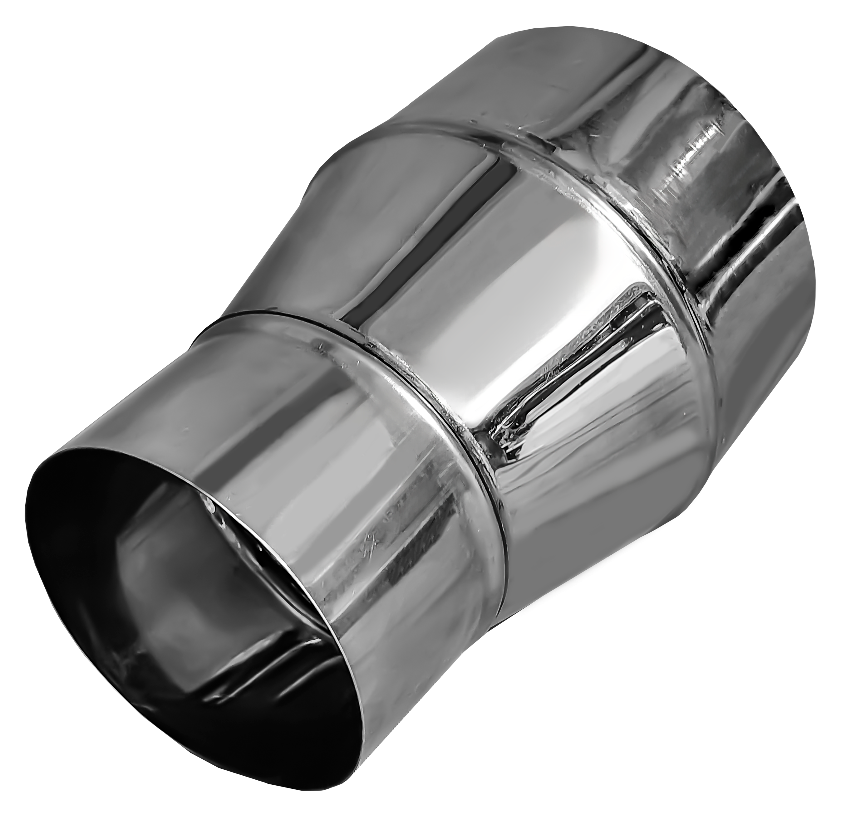 Изображение товара Редуктор для круглых воздуховодов Шамрай D115/125 мм нержавеющая сталь