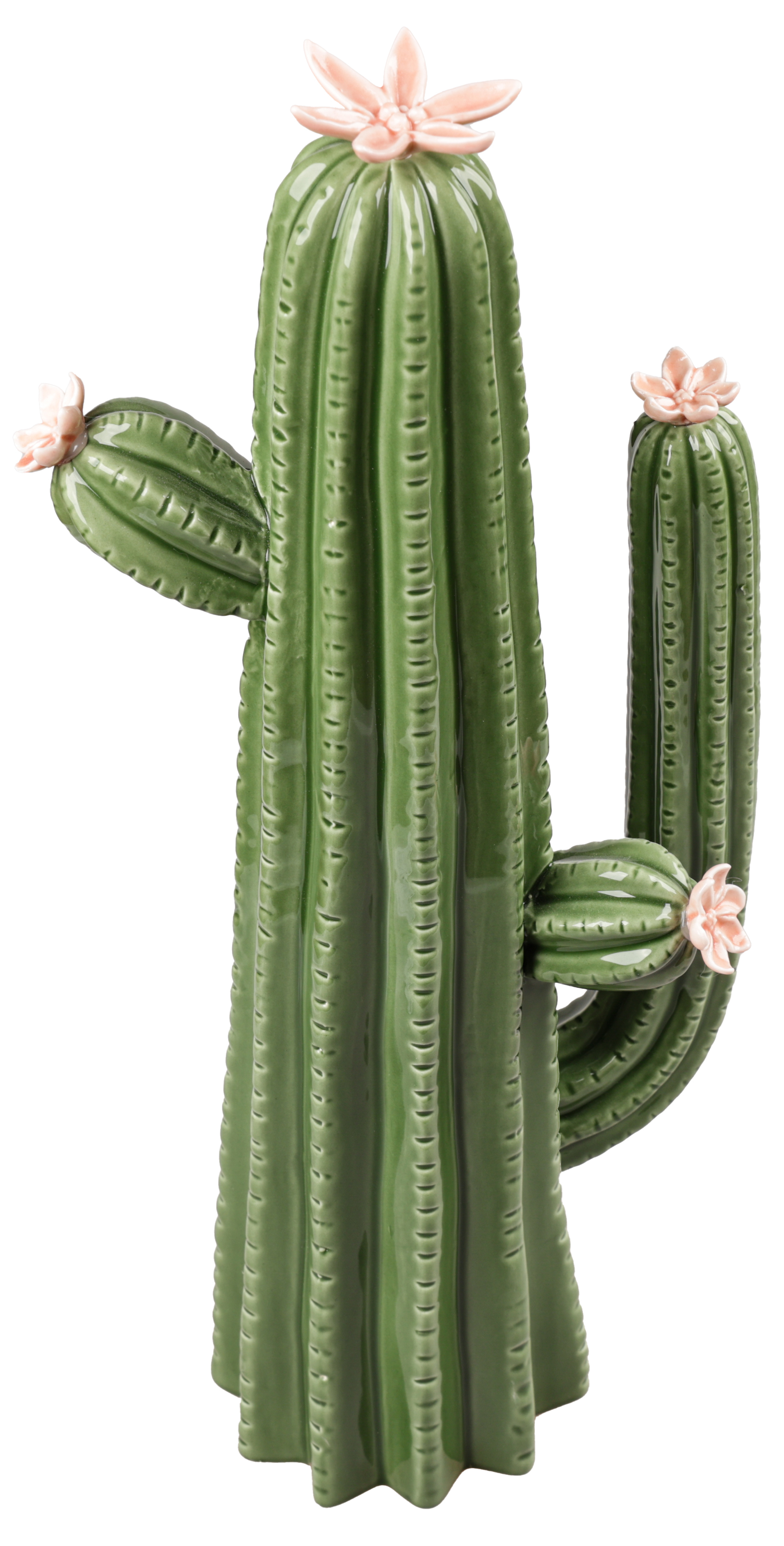 Изображение товара Декоративная фигура Dream River Кактус керамика зеленый 12x40 см Изображение товара Декоративная фигура Dream River Кактус керамика зеленый 12x40 см