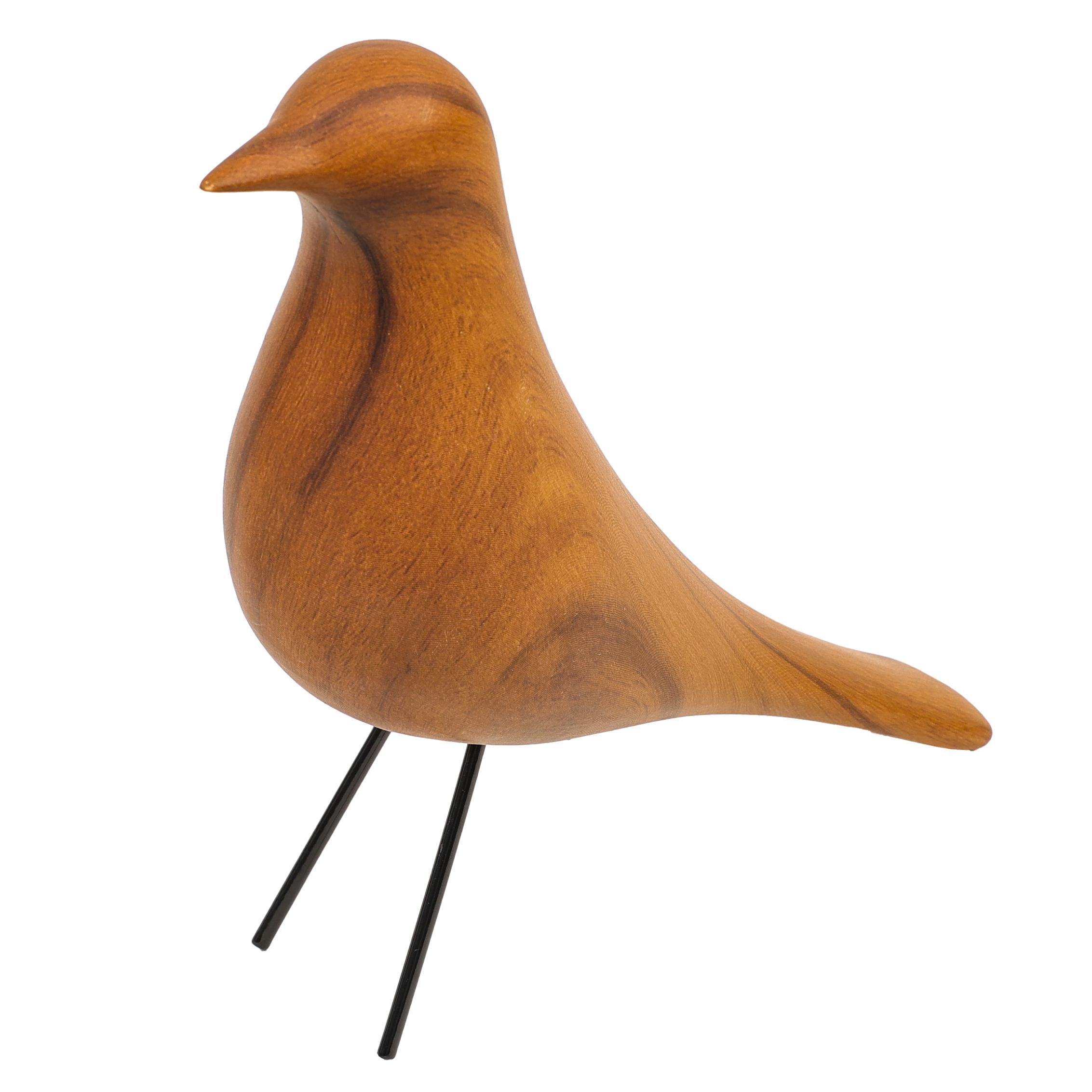 Изображение товара Декоративная фигура Dream River Птичка — керамика, коричневый, 19.1 см