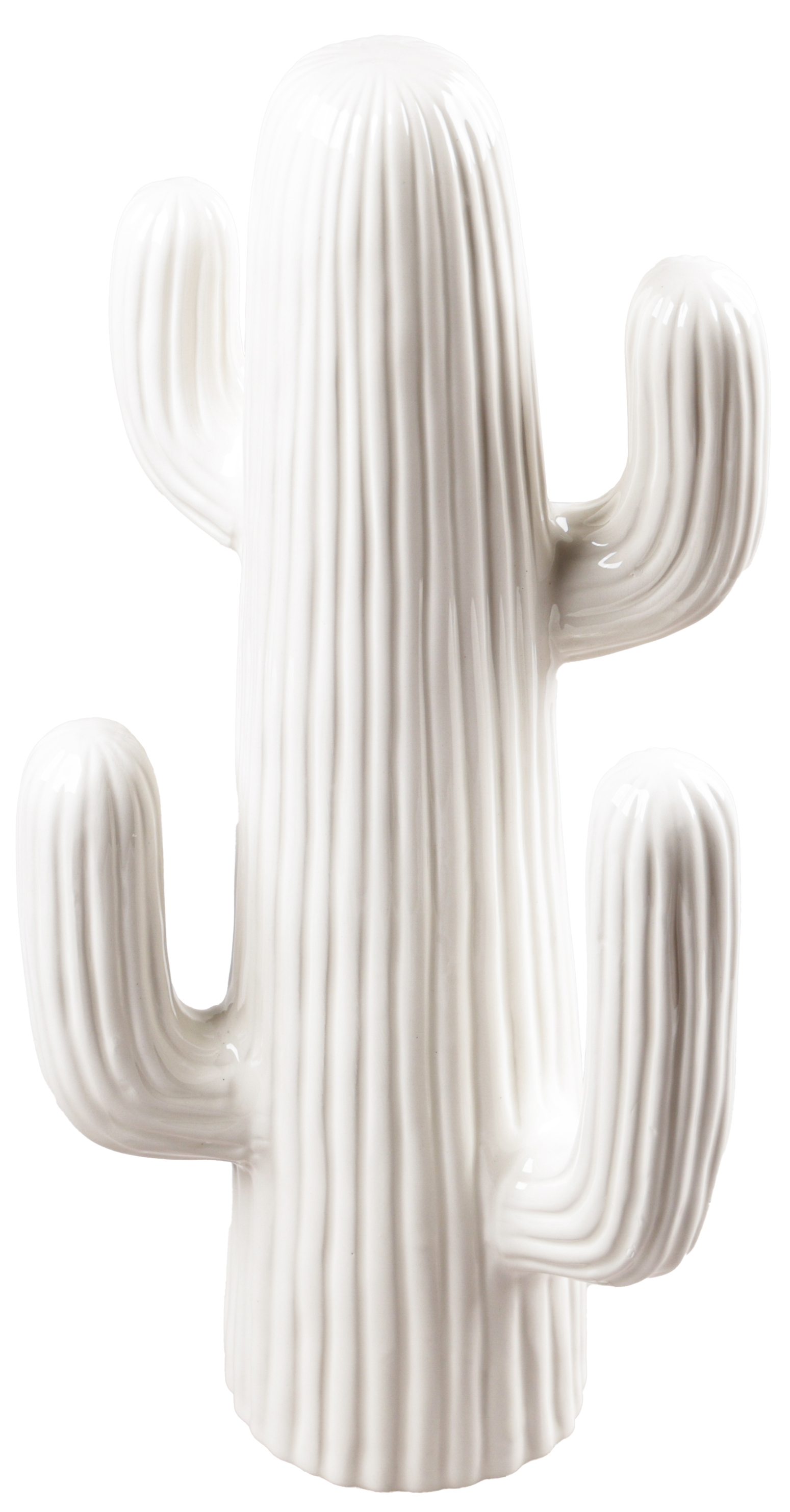 Изображение товара Декоративная фигура Кактус Dream River 38 см белая