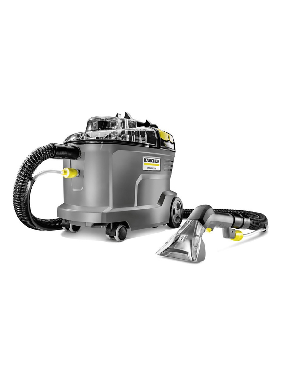Изображение товара Пылесос с контейнером и влажной уборкой Karcher Puzzi 8/1 1240 Вт серый
