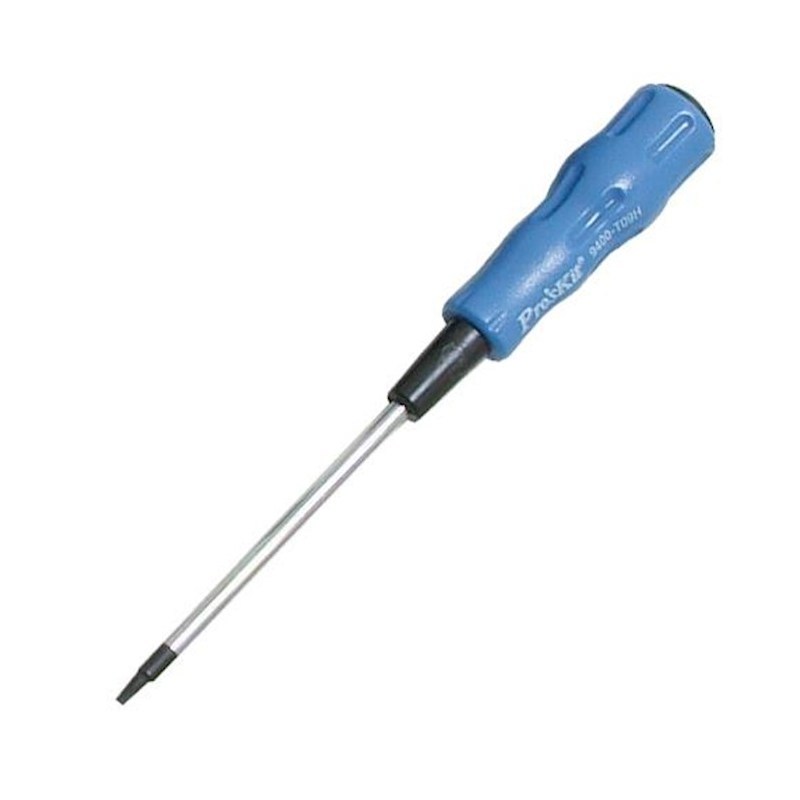 Изображение товара Прецизионная отвертка Torx PROSKIT 89400-T09H с антивандальной защитой, длина 80 мм