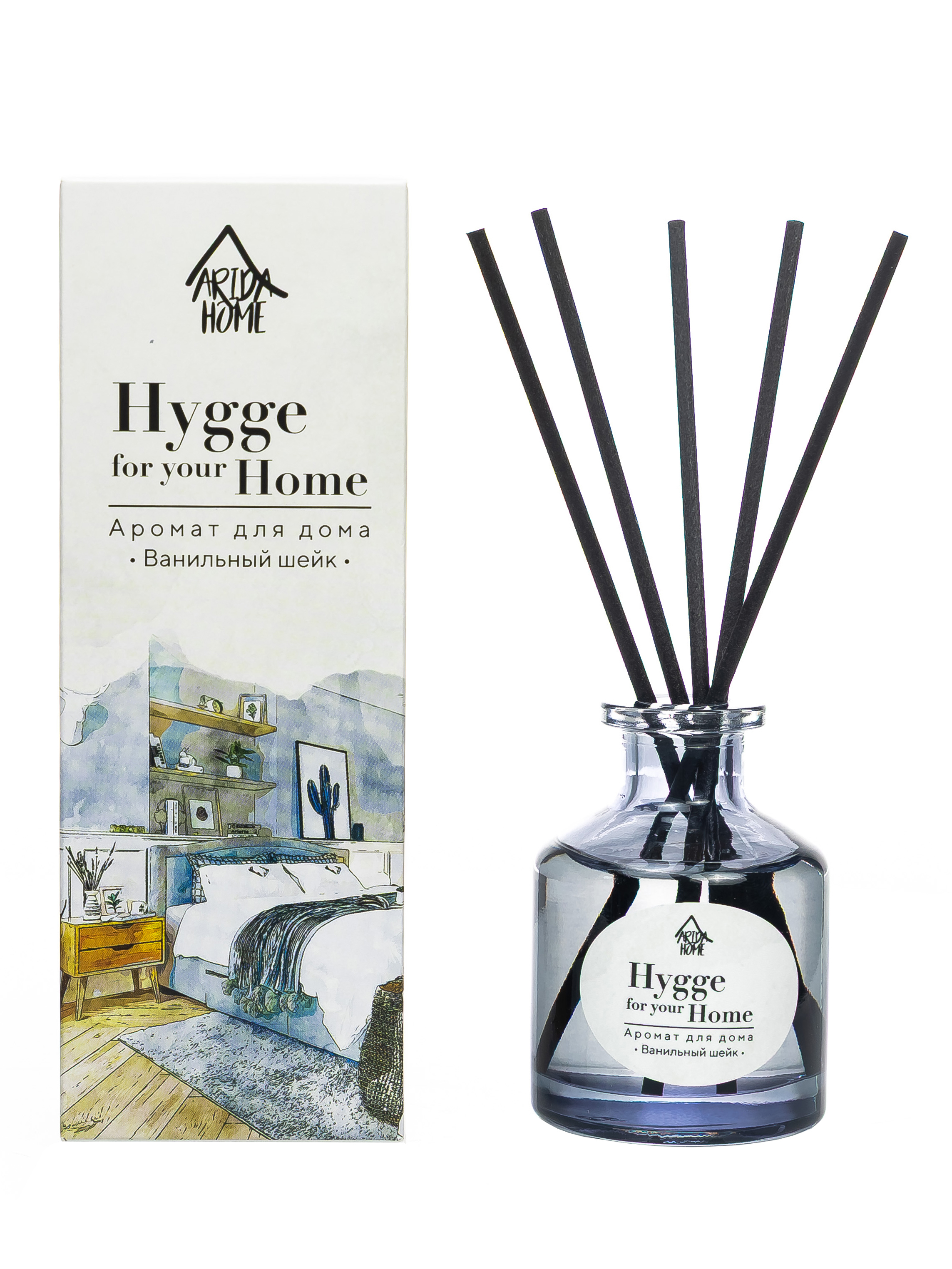 Изображение товара Диффузор Arida Home Hygge Home Ванильный шейк 50 мл