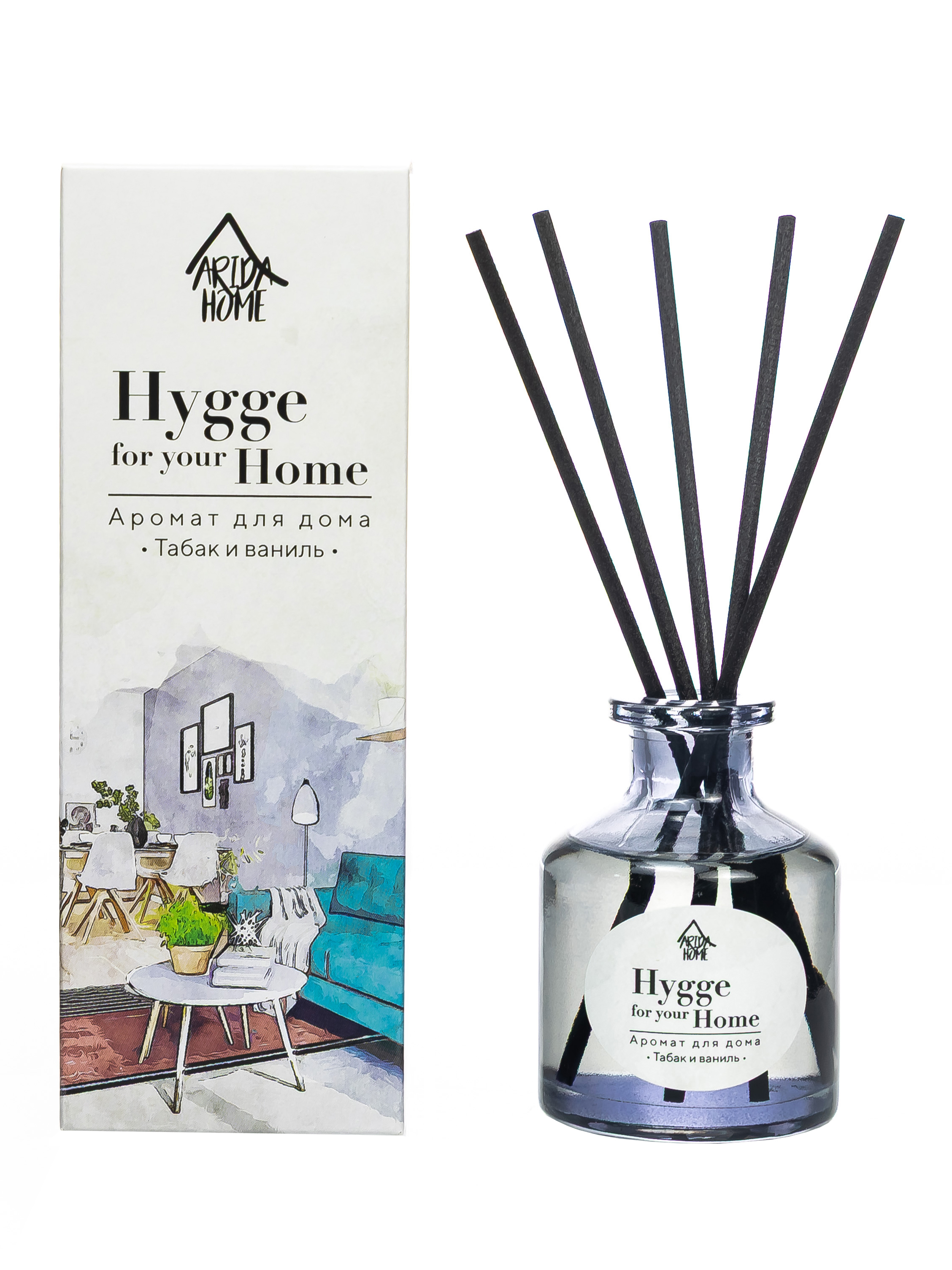 Изображение товара Диффузор Arida Home Hygge Home Табак и ваниль 50 мл