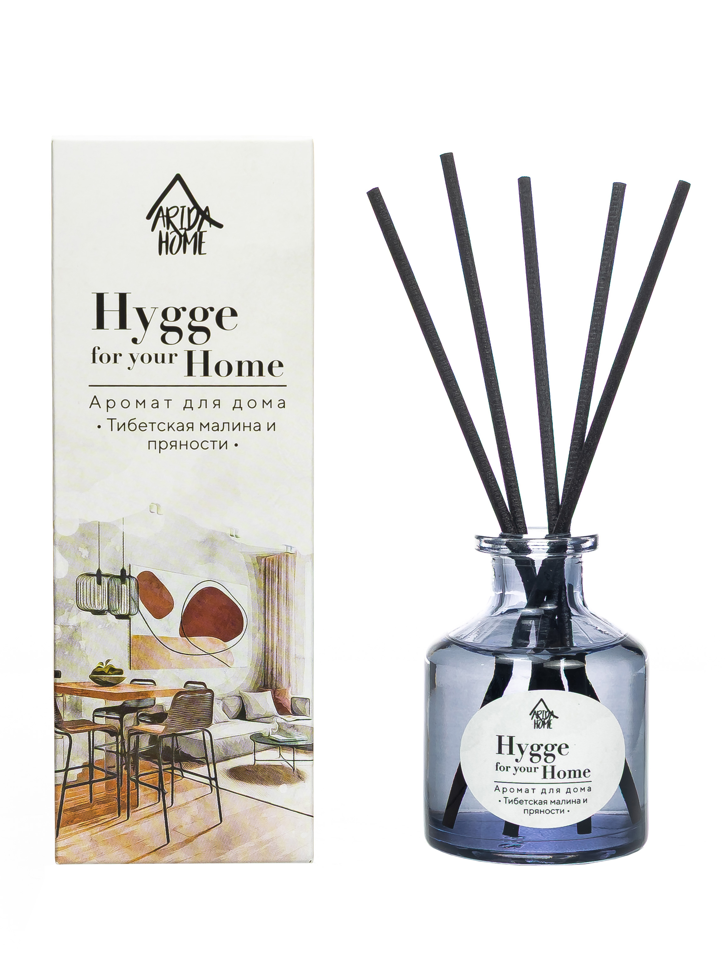Изображение товара Диффузор Arida Home Hygge Home с ароматом малины и пряностей 50 мл