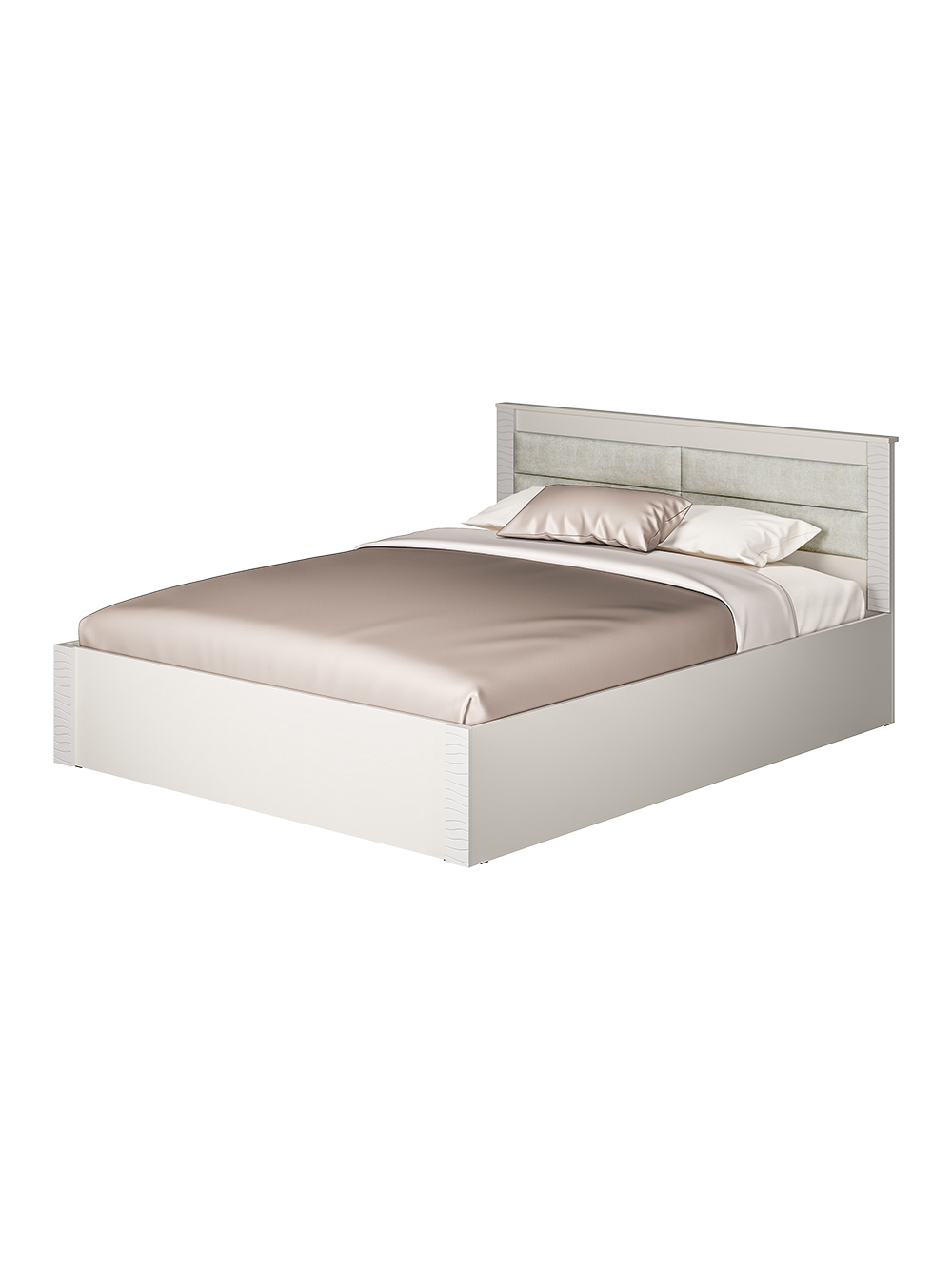 Изображение товара Кровать МС Монако 163.6x91x209.8 см из ЛДСП цвет кашемир