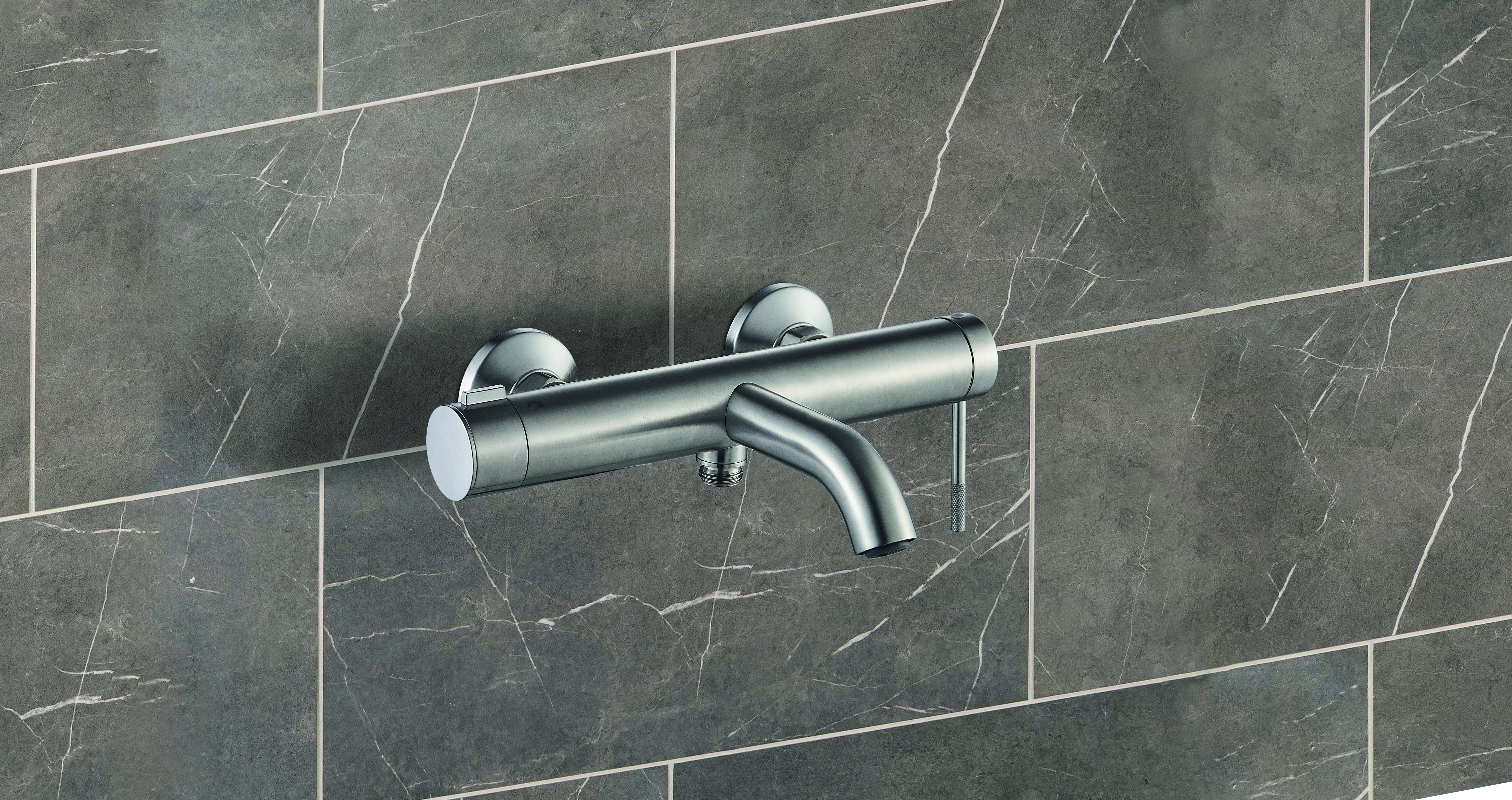 Изображение товара Смеситель для ванны KONSENSA Терни однорычажный цвет сатин