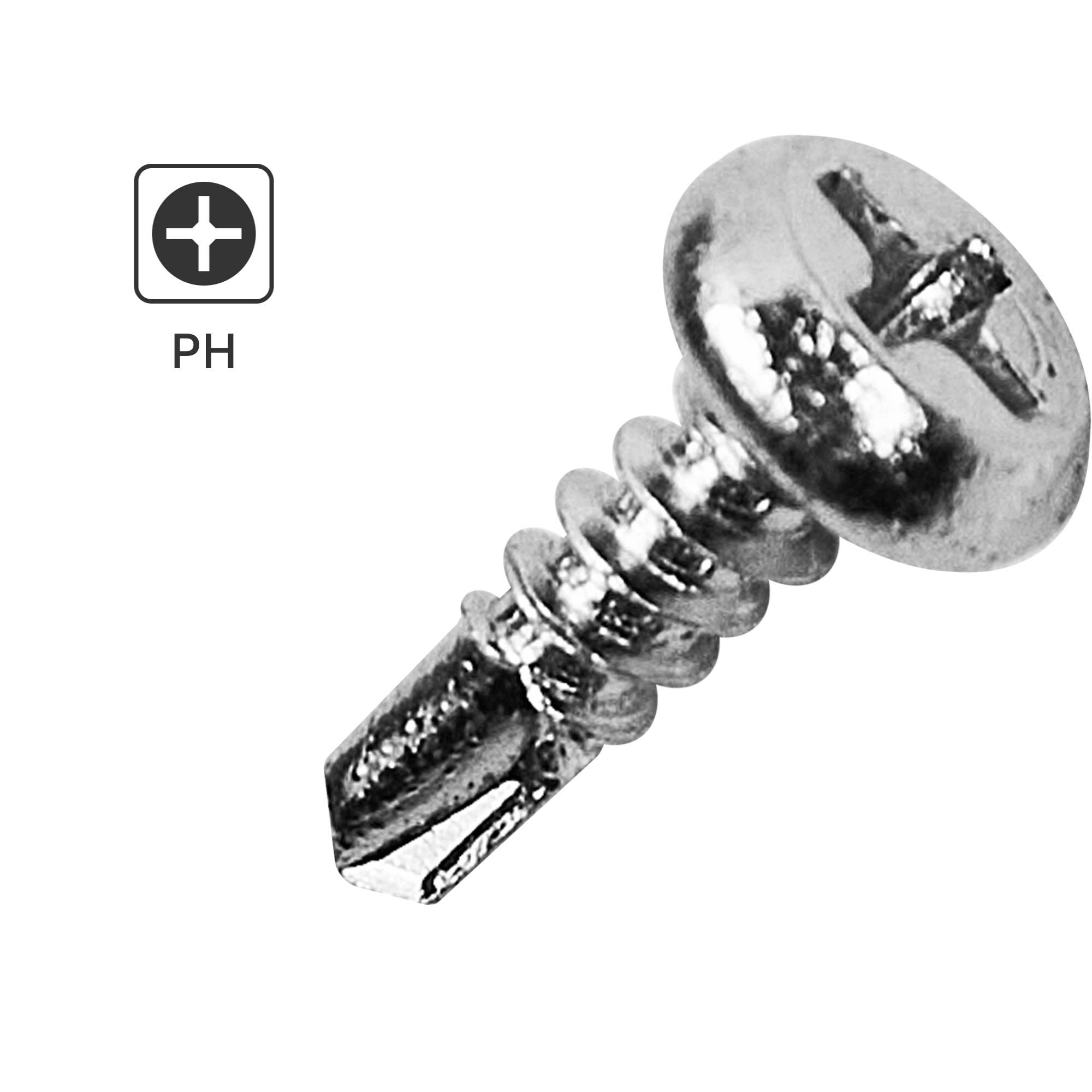 Изображение товара Саморез по металлу Standers 3.5x11 мм с буром, 1 кг, оцинкованный