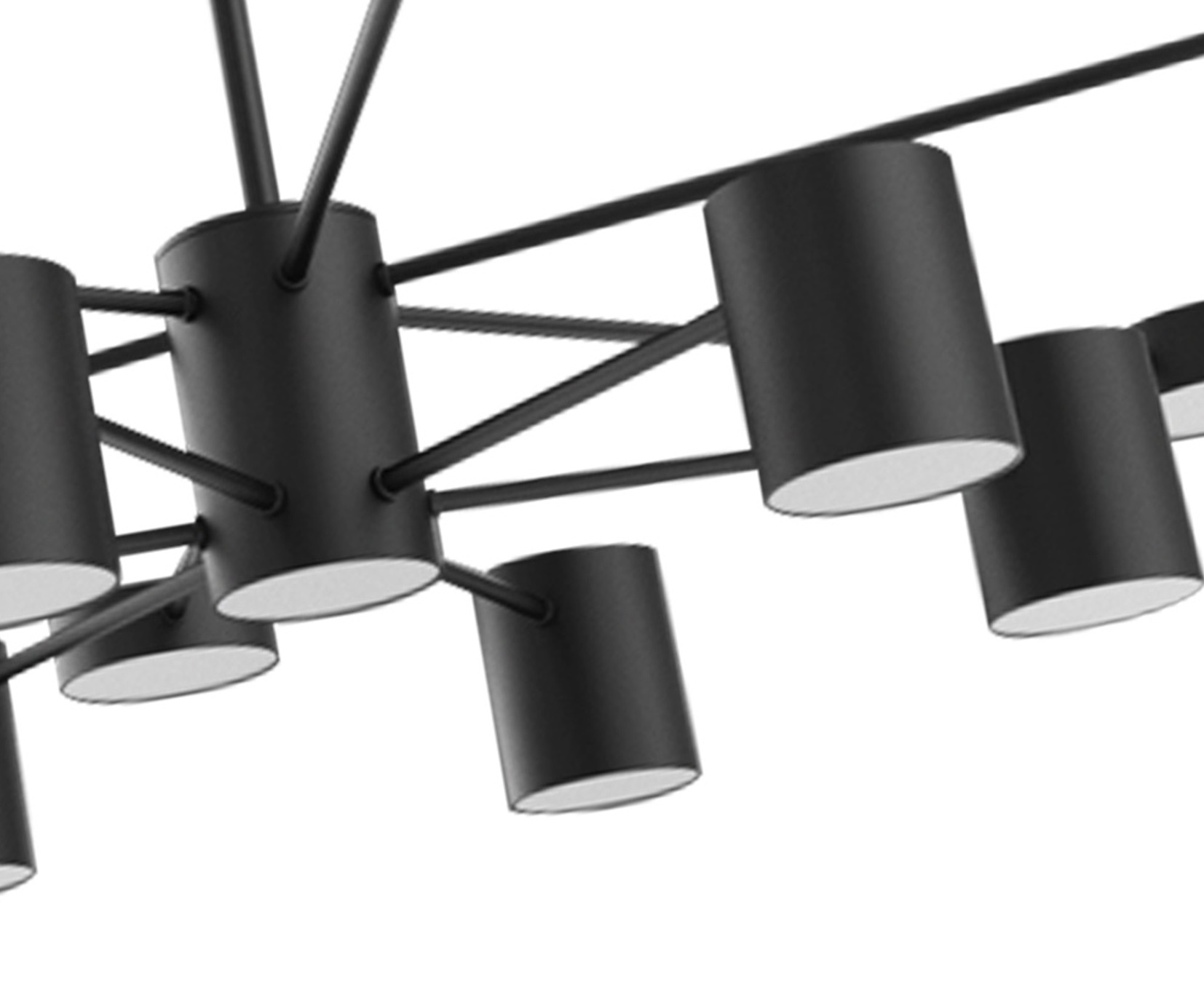 Изображение товара Светильник подвесной светодиодный Kink light Мекли 07649-13d.19 50 м² нейтральный белый свет цвет черный