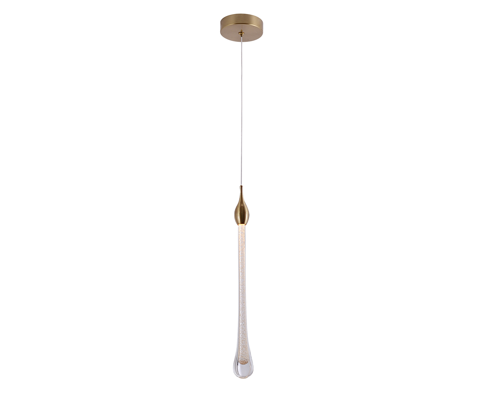 Изображение товара Светильник подвесной светодиодный Kink light Асмер 07860-1a.36 2 м² нейтральный белый свет цвет латунь