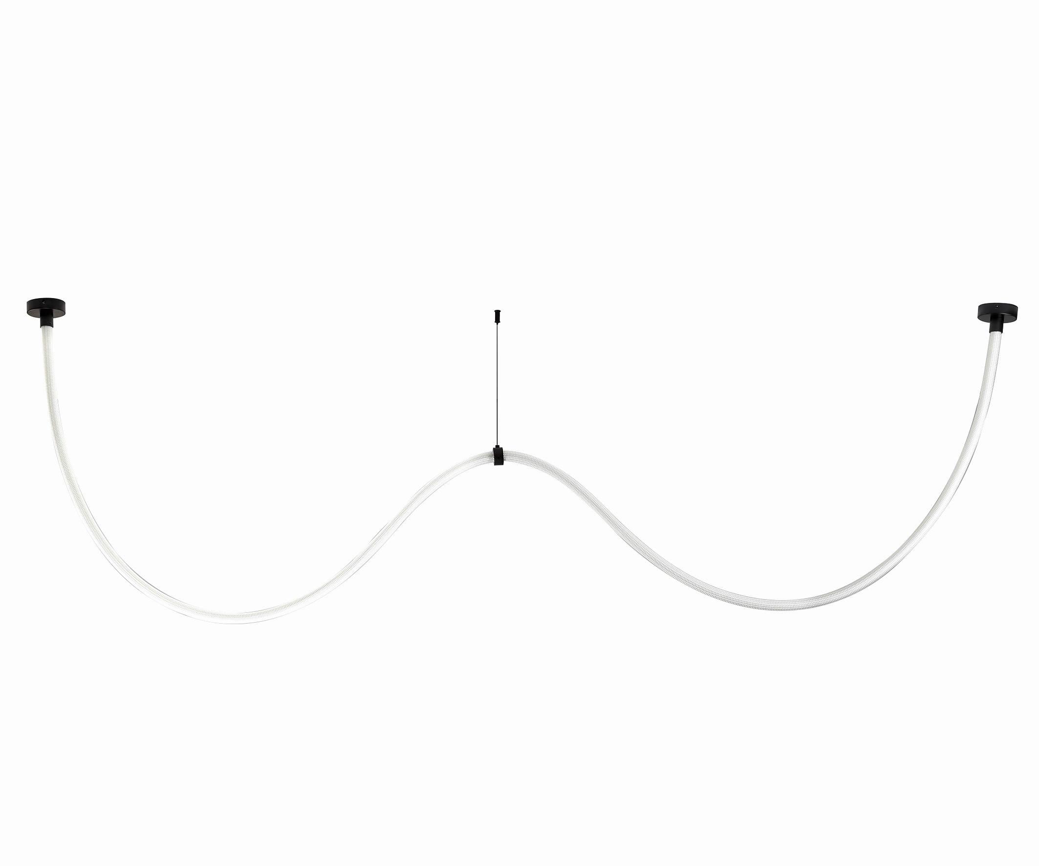 Изображение товара Светильник подвесной светодиодный Kink light Венди 08031k-300 36 м² нейтральный белый свет цвет черный