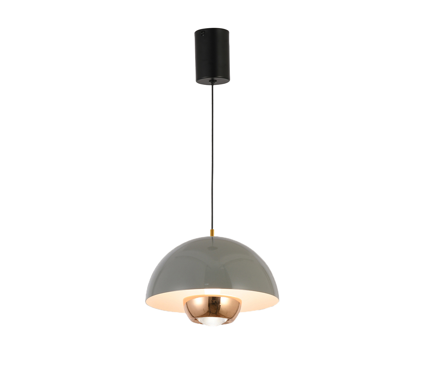 Изображение товара Светильник подвесной светодиодный Kink light Джелони 07524-23.16 3 м² нейтральный белый свет цвет серый