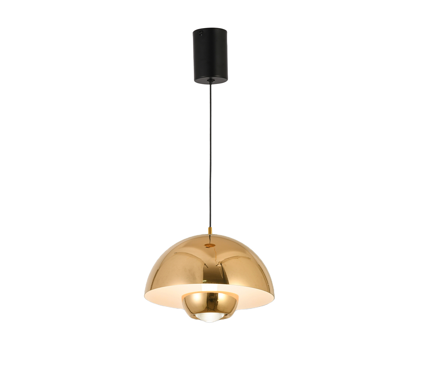 Изображение товара Светильник подвесной светодиодный Kink light Джелони 07524-23s.33 3 м² нейтральный белый свет цвет золото