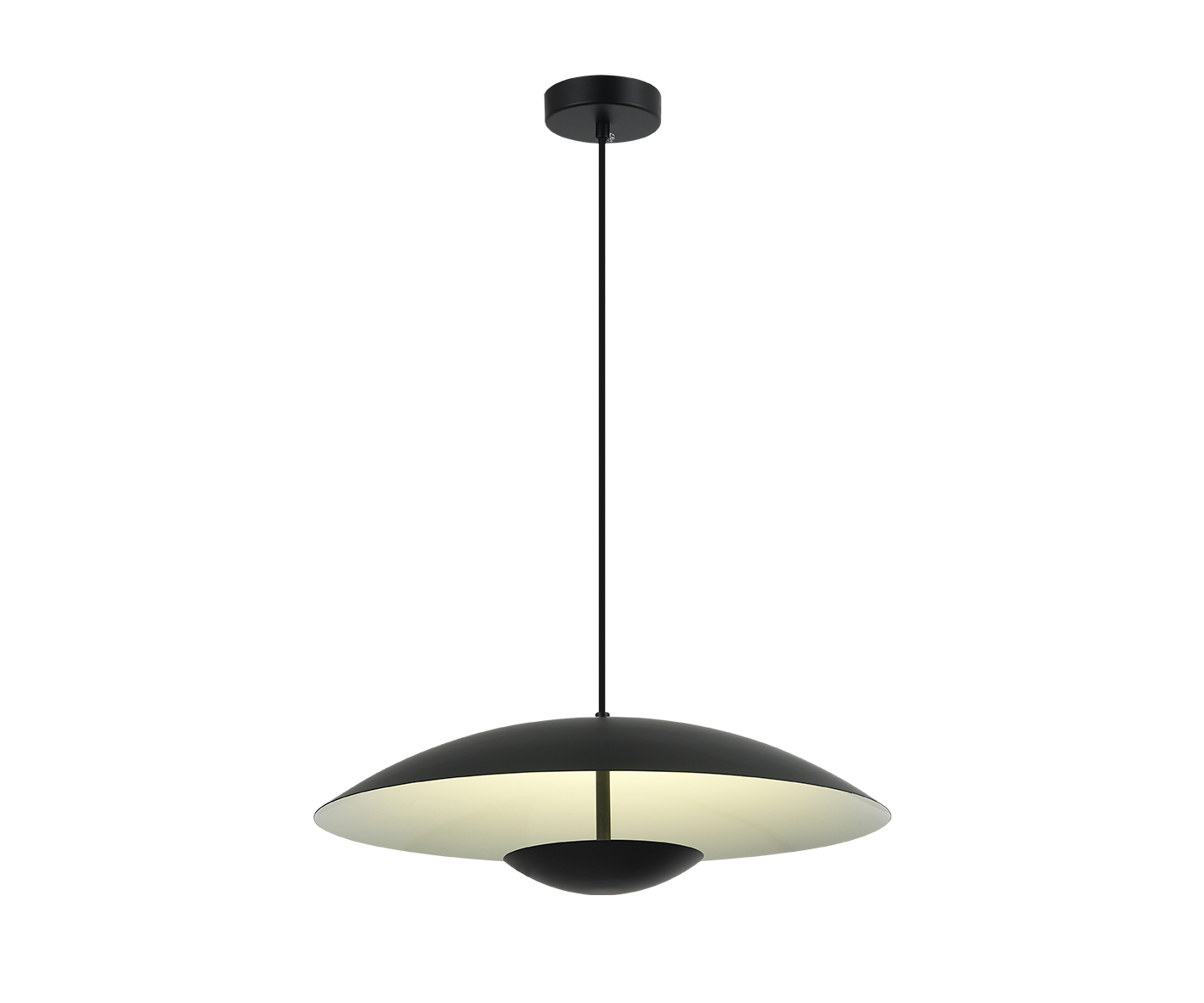 Изображение товара Светильник подвесной светодиодный Kink light Синди 08467-45a.19 3 м² нейтральный белый свет цвет черный