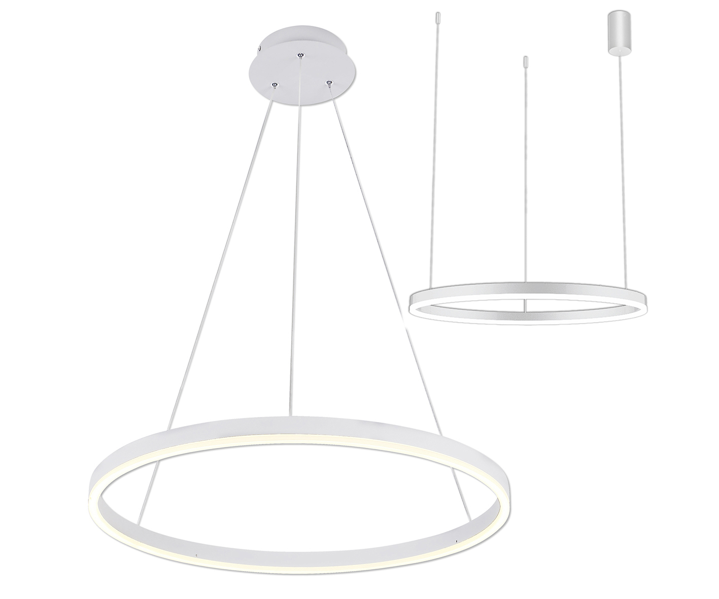 Изображение товара Светильник подвесной светодиодный Kink light Тор 08214.01a 4000k 20 м² нейтральный белый свет цвет белый