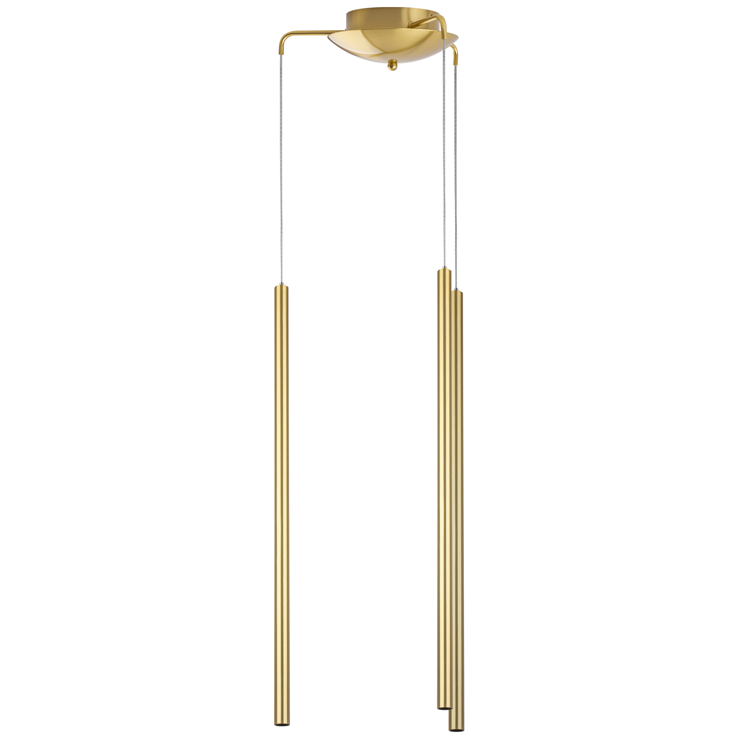 Изображение товара Светильник подвесной светодиодный Lightstar Tubo L3t747343 5 м² нейтральный белый свет цвет золото