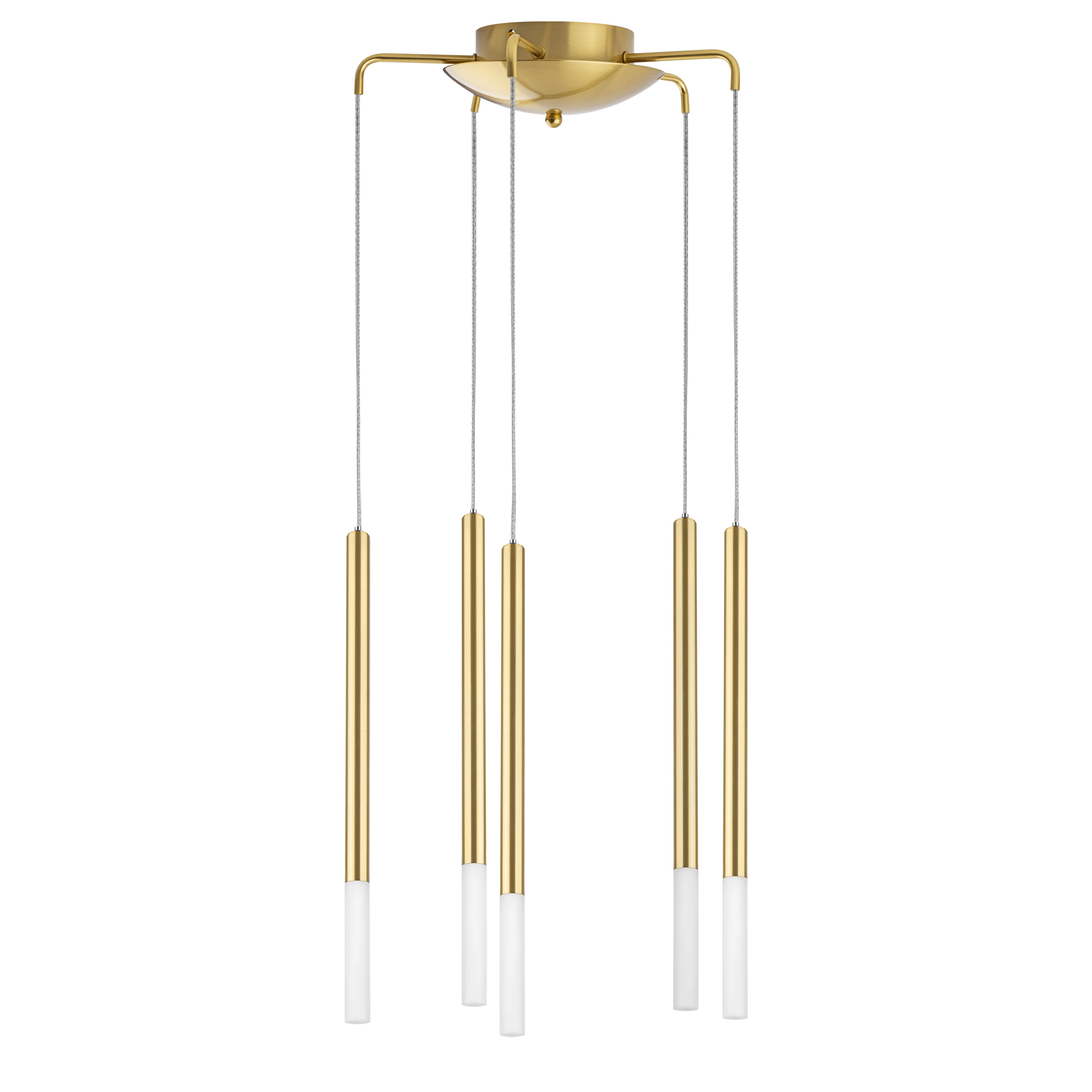 Изображение товара Светильник подвесной светодиодный Lightstar Tubo L5t747133 8 м² нейтральный белый свет цвет золото