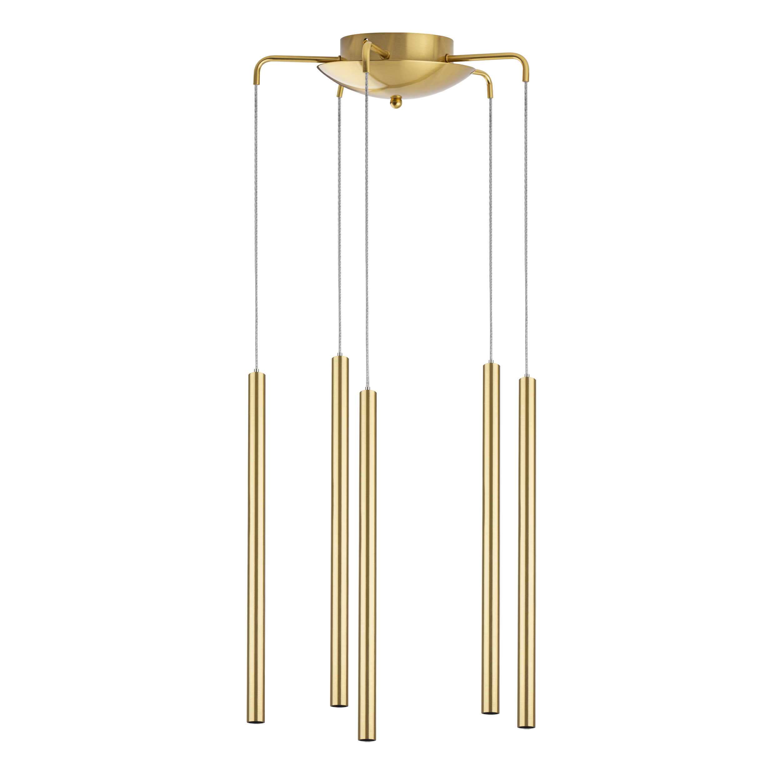 Изображение товара Светильник подвесной светодиодный Lightstar Tubo L5t747243 8 м² нейтральный белый свет цвет золото