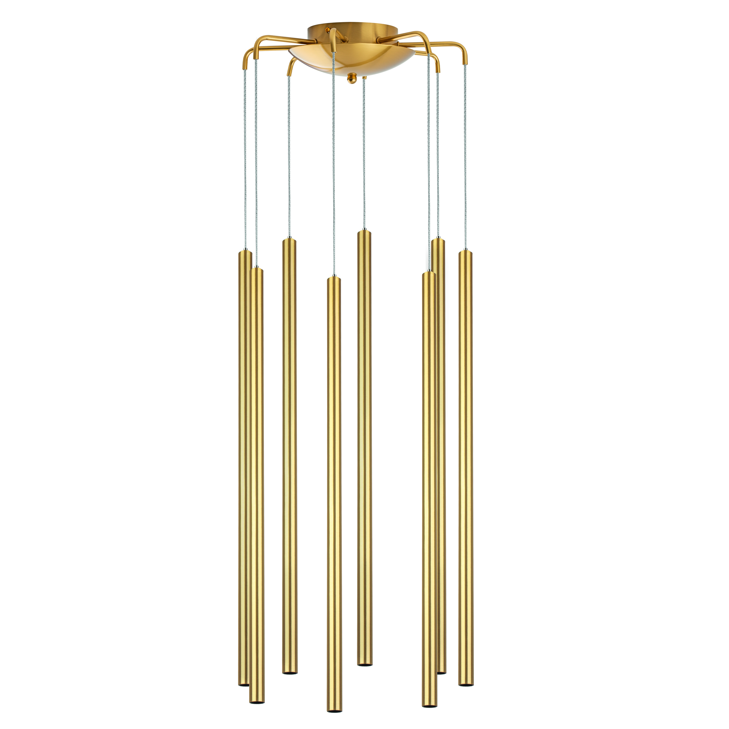 Изображение товара Подвесной светильник Lightstar Tubo 13 м² 40 Вт нейтральный белый золото италия