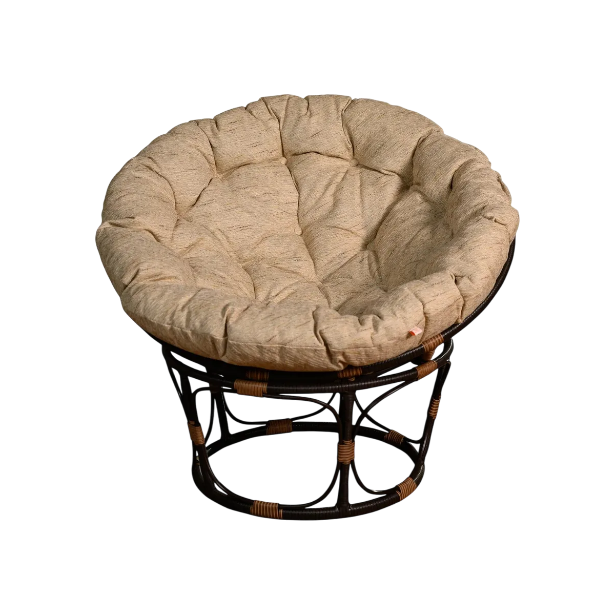 Изображение товара Садовое кресло Bigarden Papasan с подушкой и металлическим каркасом