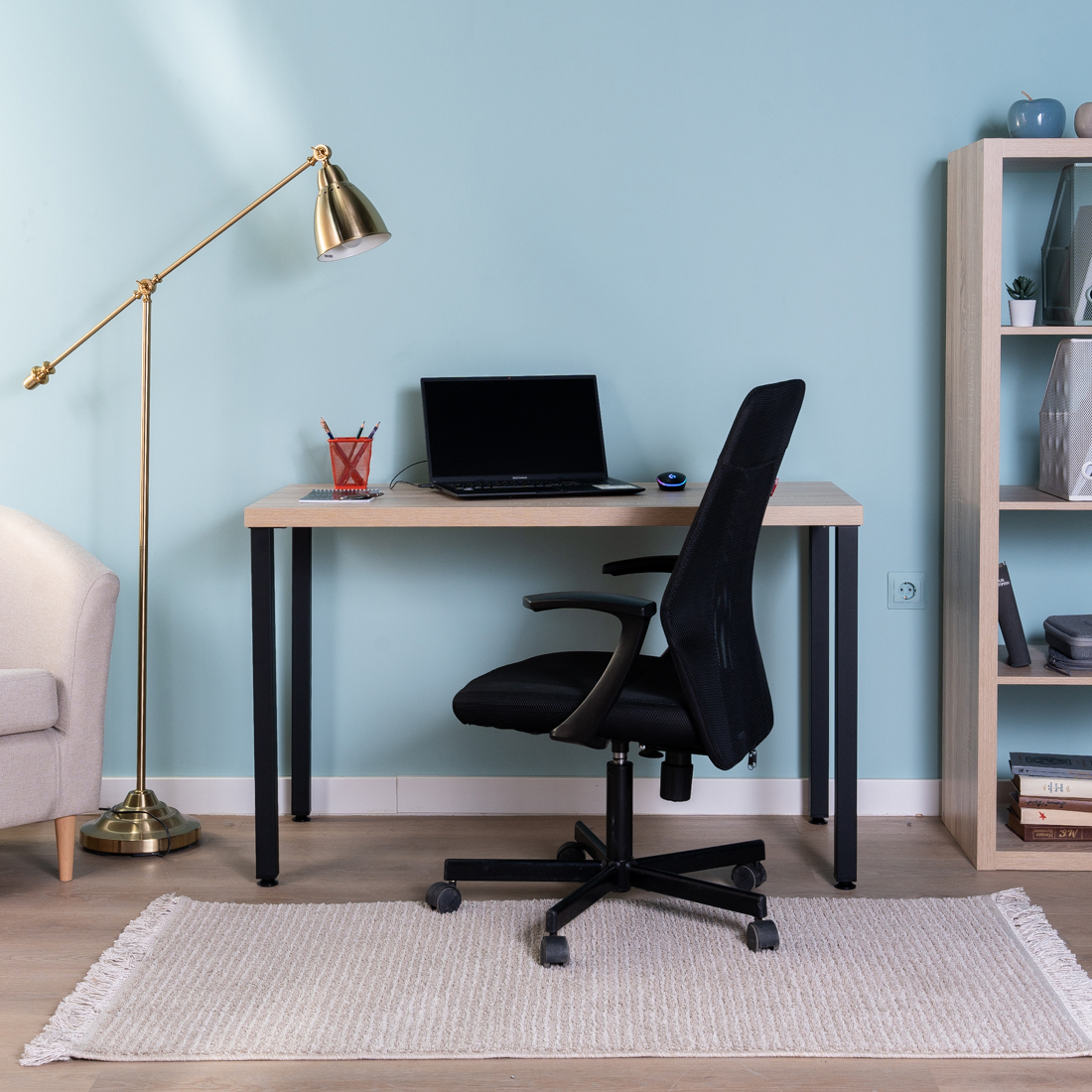 Изображение товара Письменный стол Гуд Лакк Ингар S01385 120x75x55 см ДСП экологичный и современный