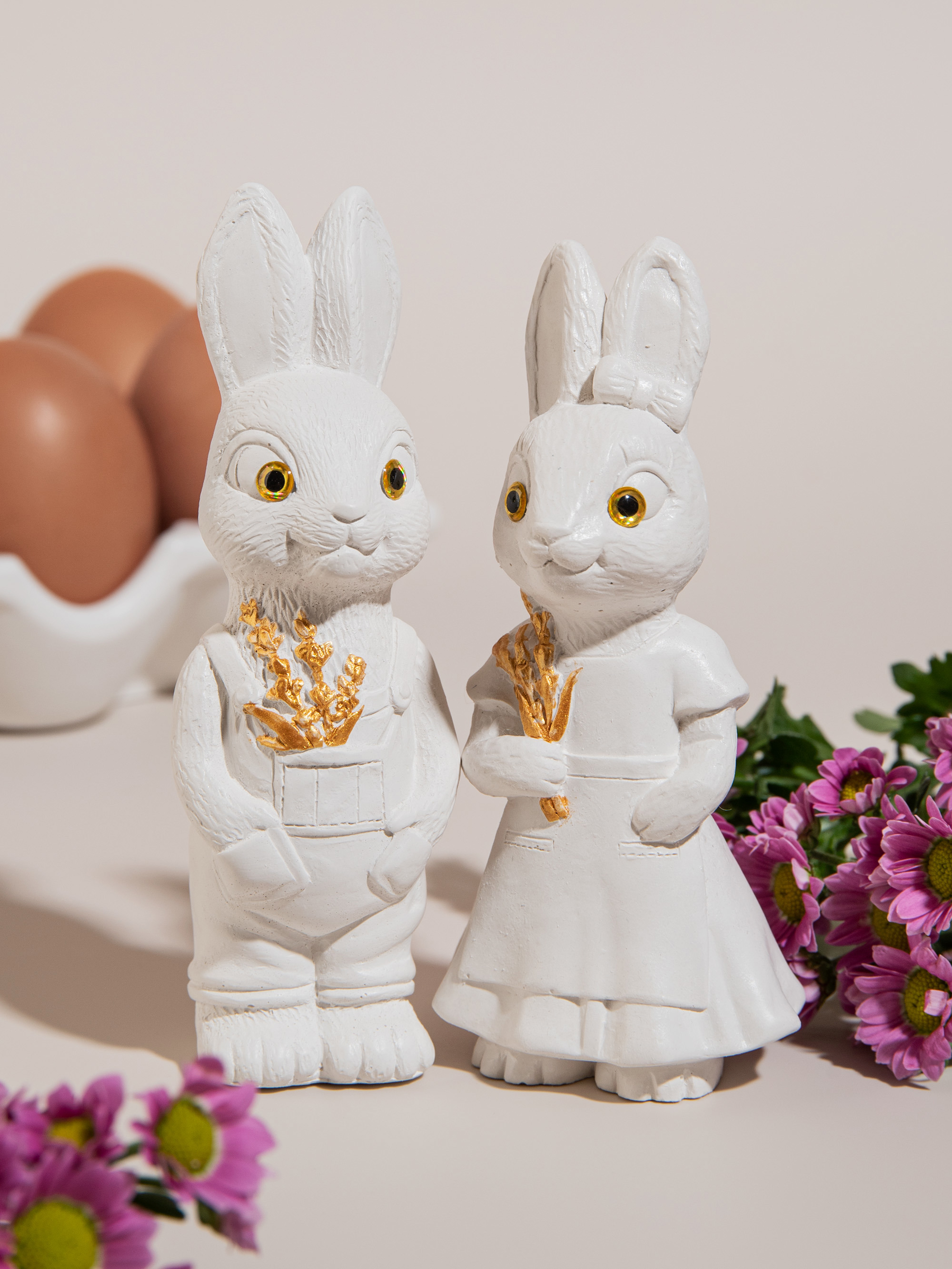 Изображение товара Статуэтка Magic makers Зайки с лавандой