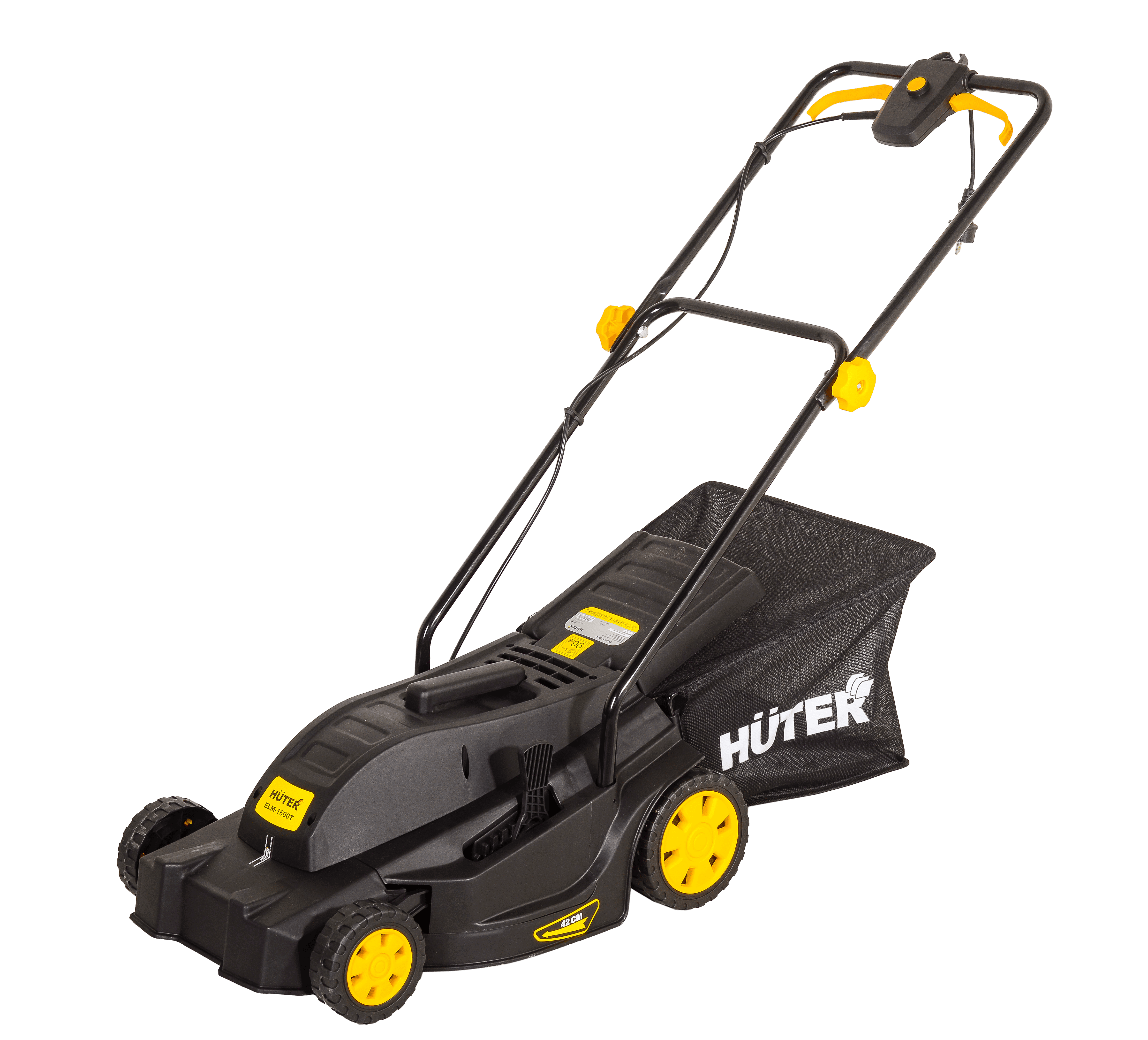 Изображение товара Газонокосилка электрическая Huter Elm-1600t 1600 Вт 42 см
