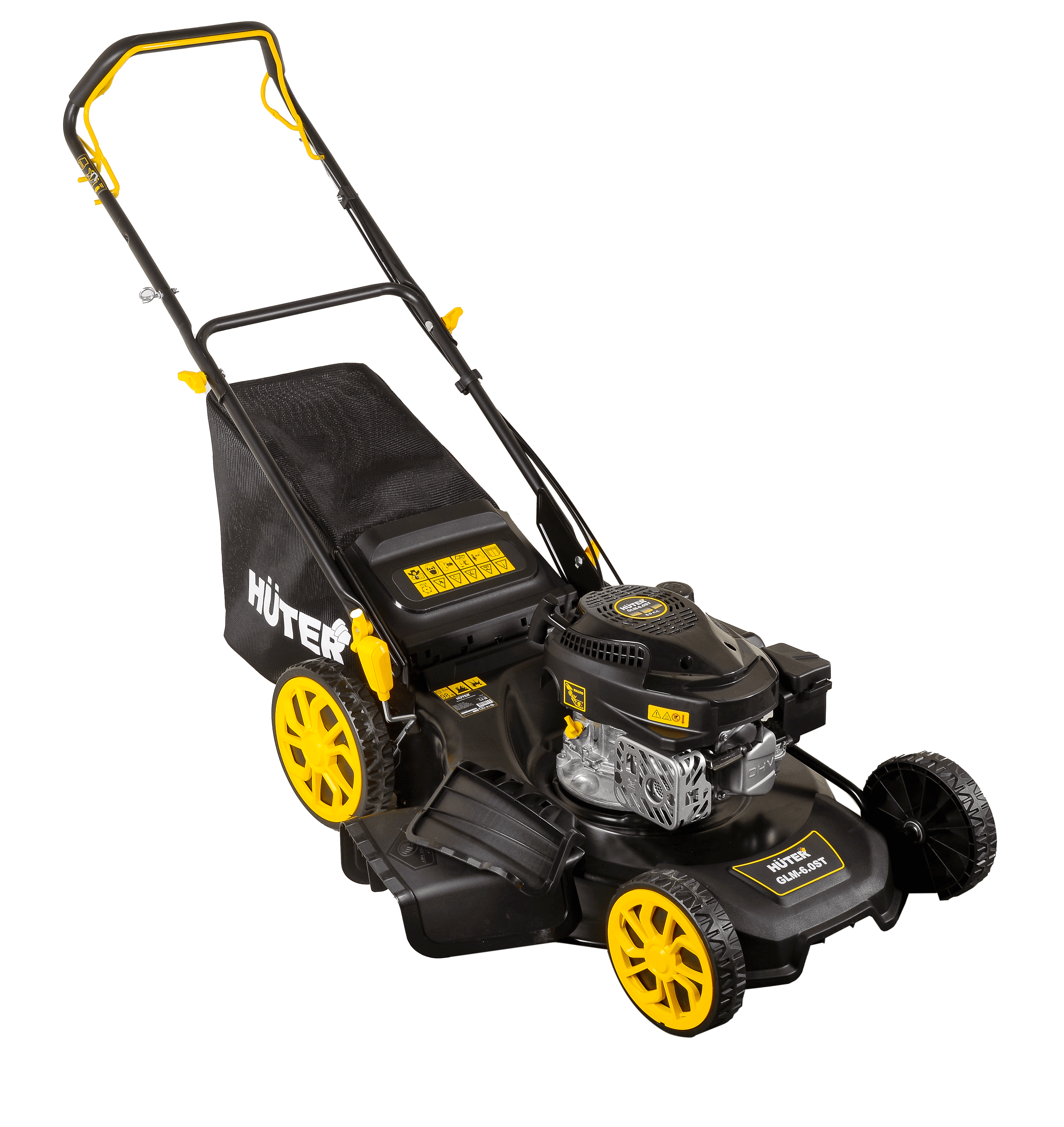 Изображение товара Газонокосилка бензиновая HUTER GLM 6.0 ST 6 л с 53 см и травосборником 65 л