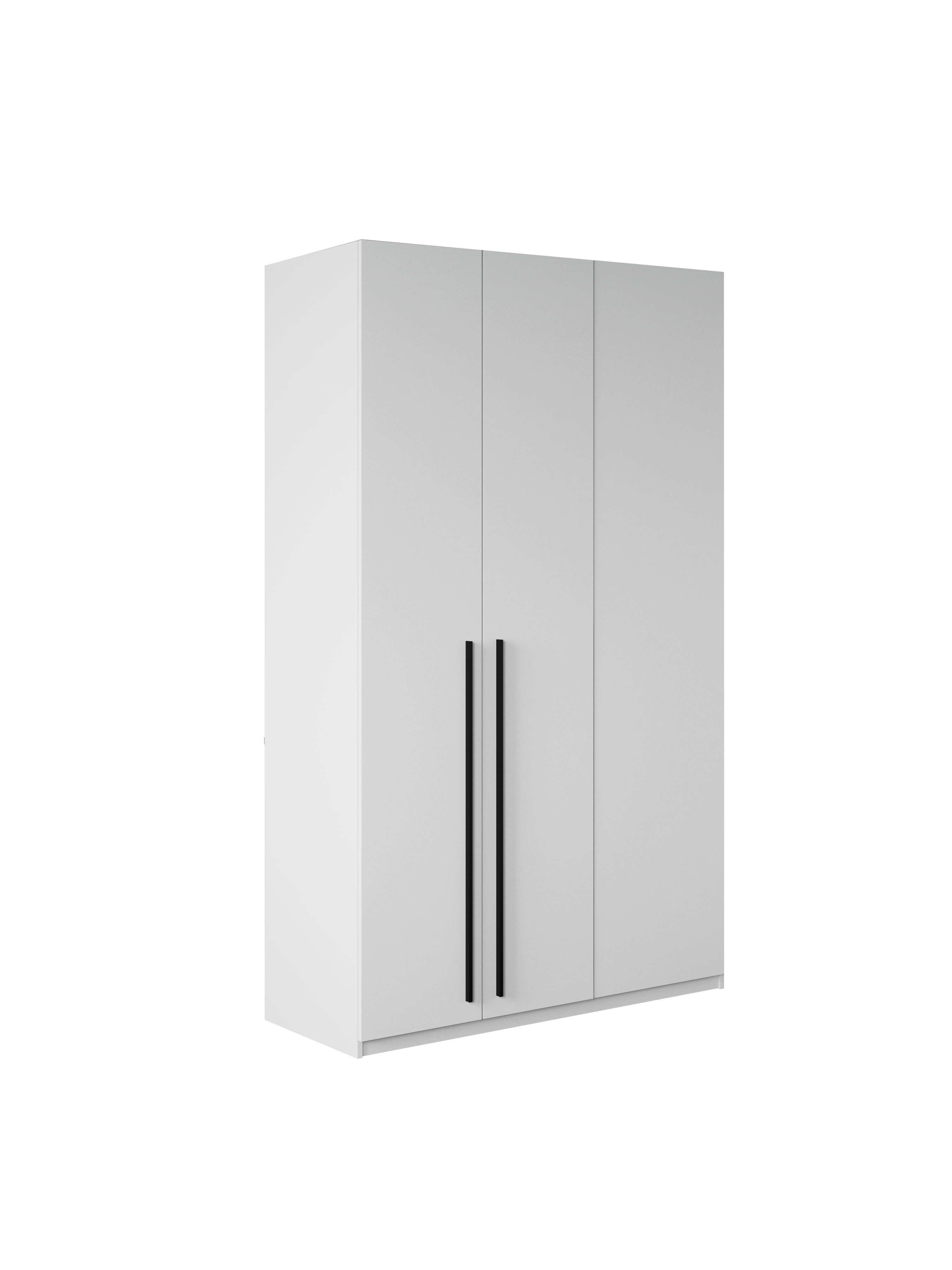 Изображение товара Угловой шкаф распашной ПРИНЦЕССА МЕЛАНИЯ 3029 130x220x50 см белый ЛДСП