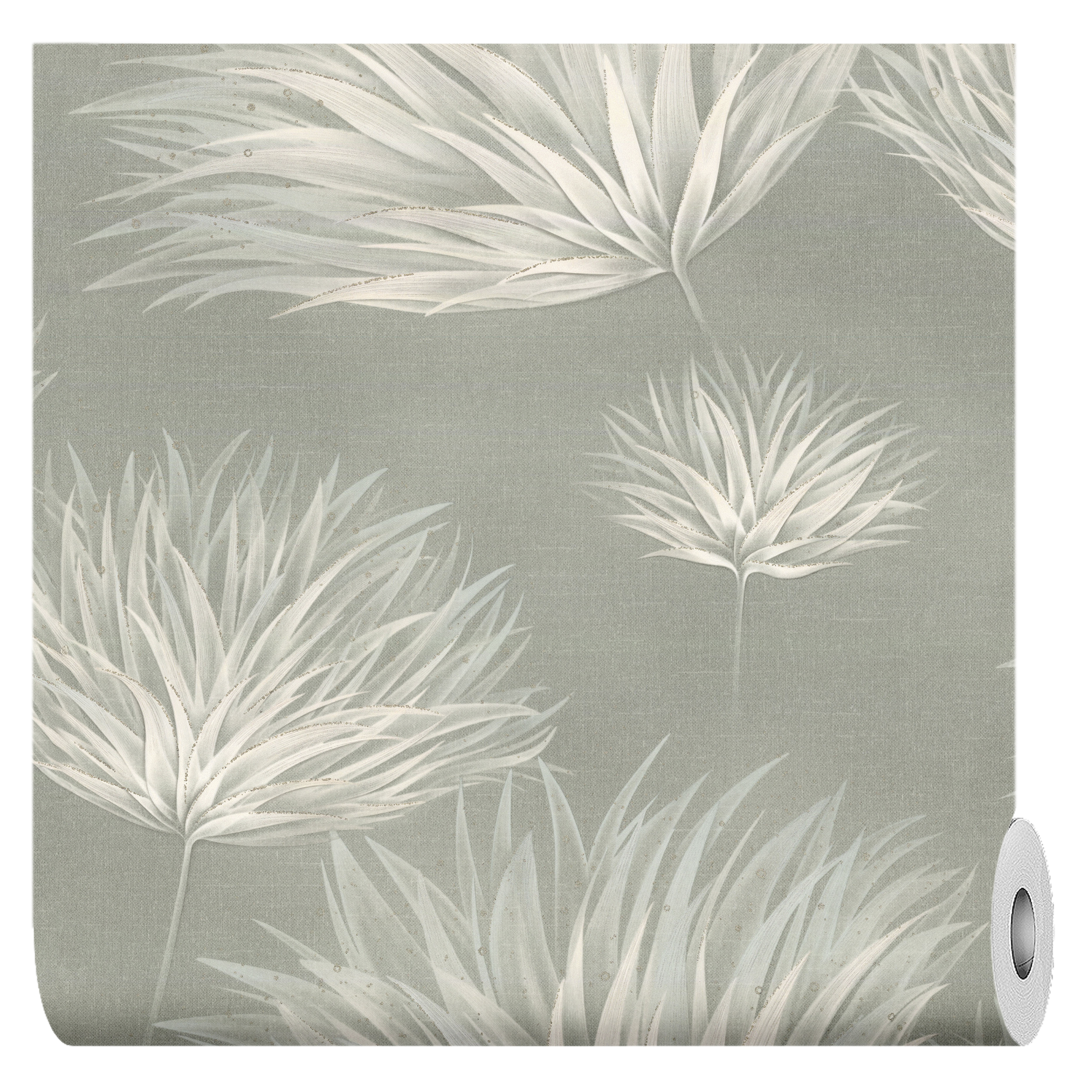 Изображение товара Обои флизелиновые Freedom Тельма зеленые 1.06 м 11364-04