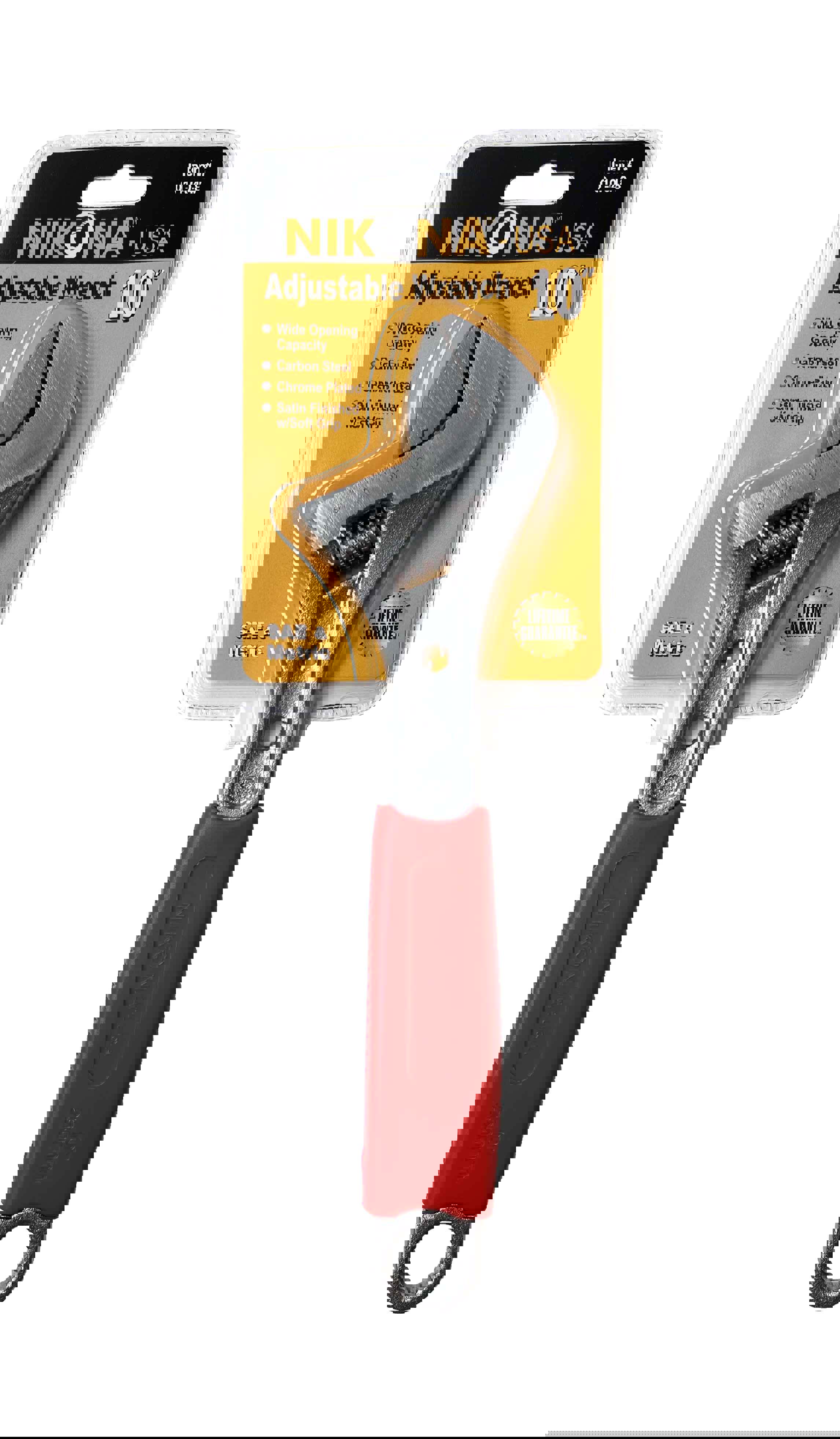 Изображение товара Разводной ключ Nikona 01-048, захват до 33 мм, 260 мм, профессиональный инструмент