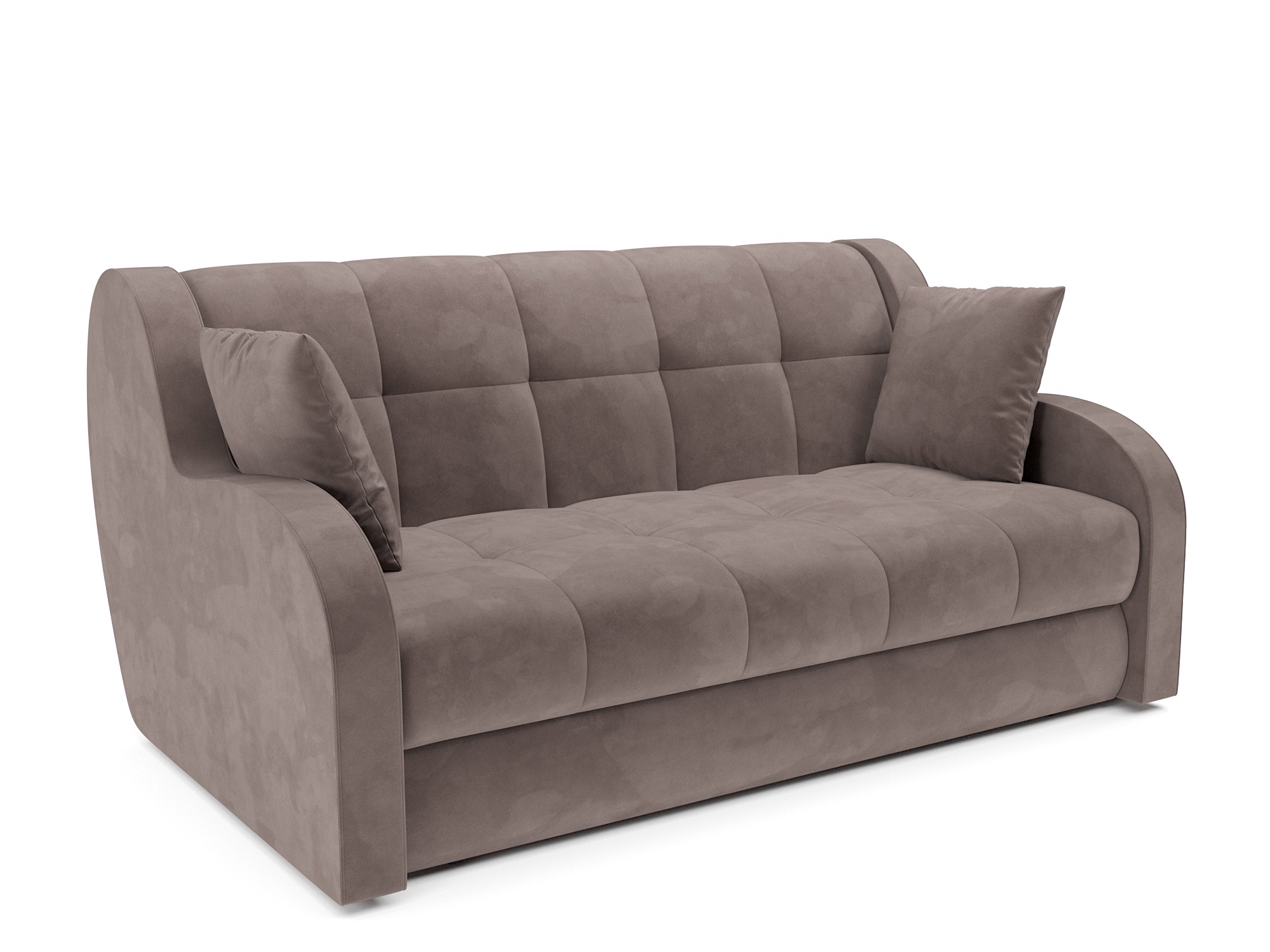 Изображение товара Диван раскладной Мебель-арс Барон капучино велюр 142x88x110 см