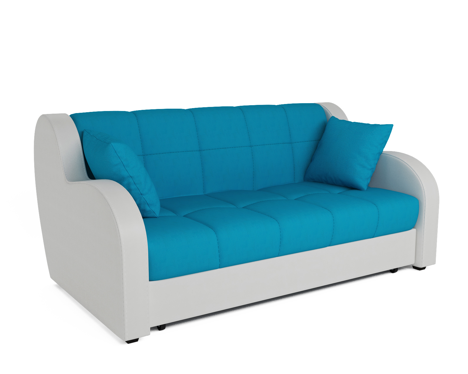 Изображение товара Диван раскладной Мебель-арс Барон 165x88x110 см рогожка цвет синий