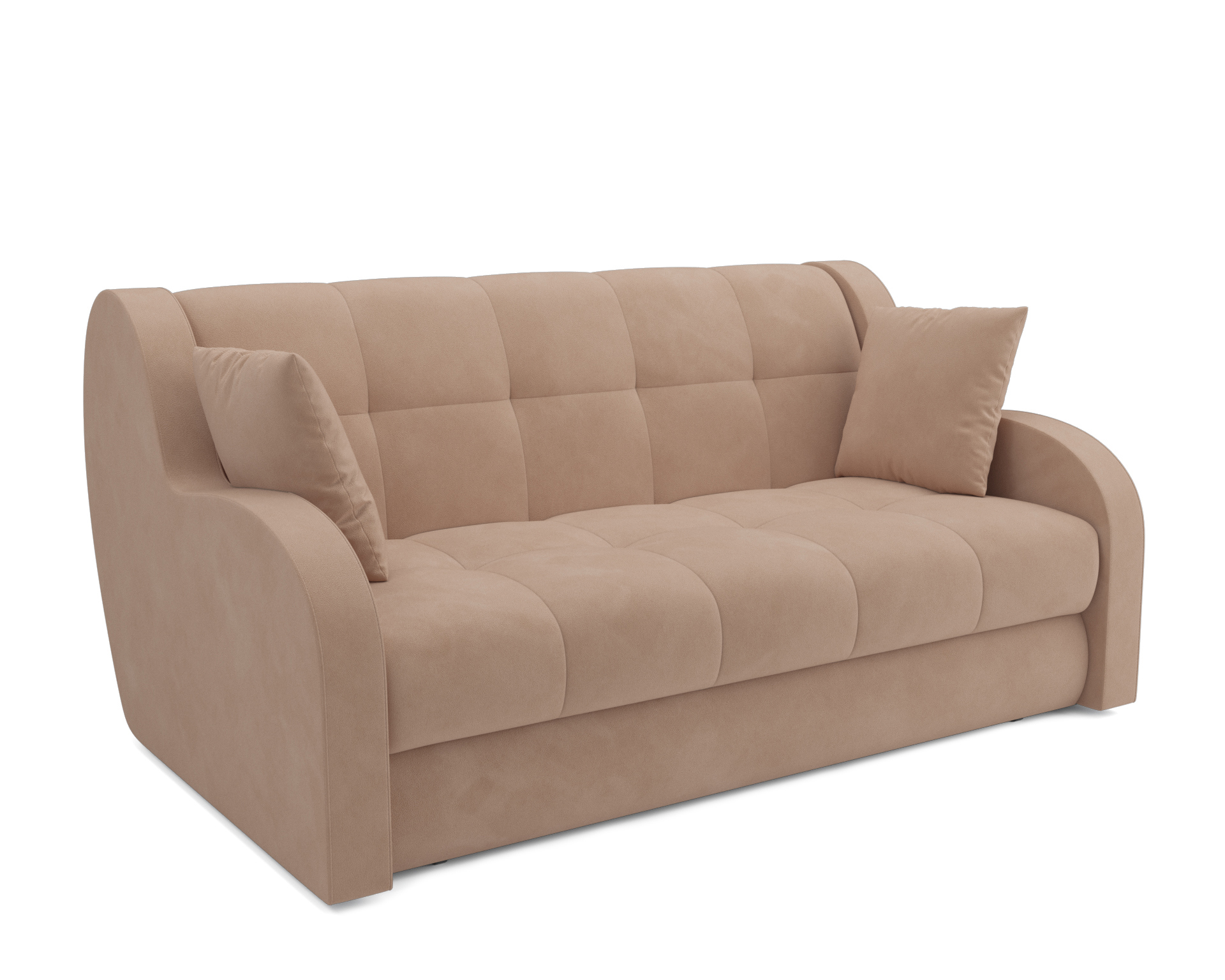 Изображение товара Диван раскладной Мебель-арс Барон НПБ 177x88x110 см велюр цвет бежевый luna 061