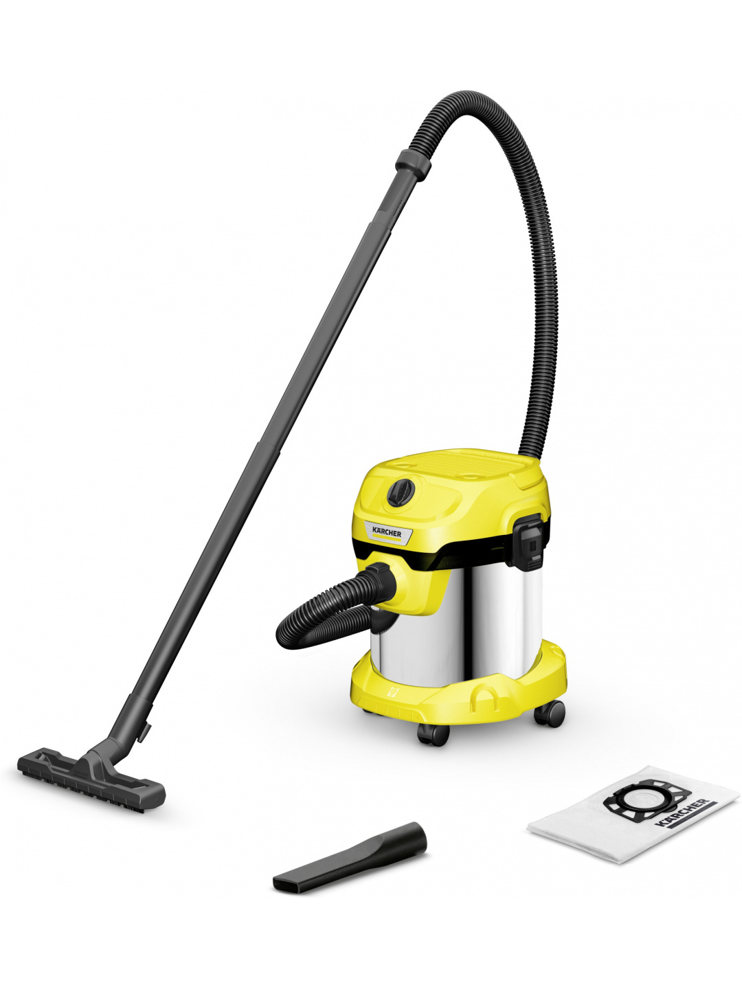 Изображение товара Строительный пылесос Karcher WD 2 Plus S V-15/4/18 1000 Вт сухая и влажная уборка