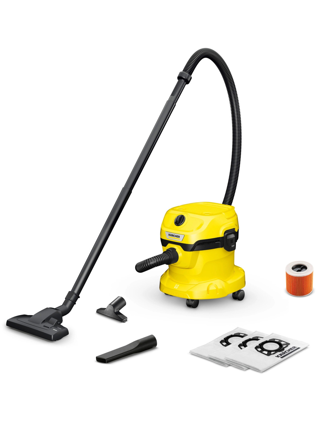 Изображение товара Пылесос строительный Karcher WD 2 Plus V-12/6/18/C Home 1000 Вт 12 л