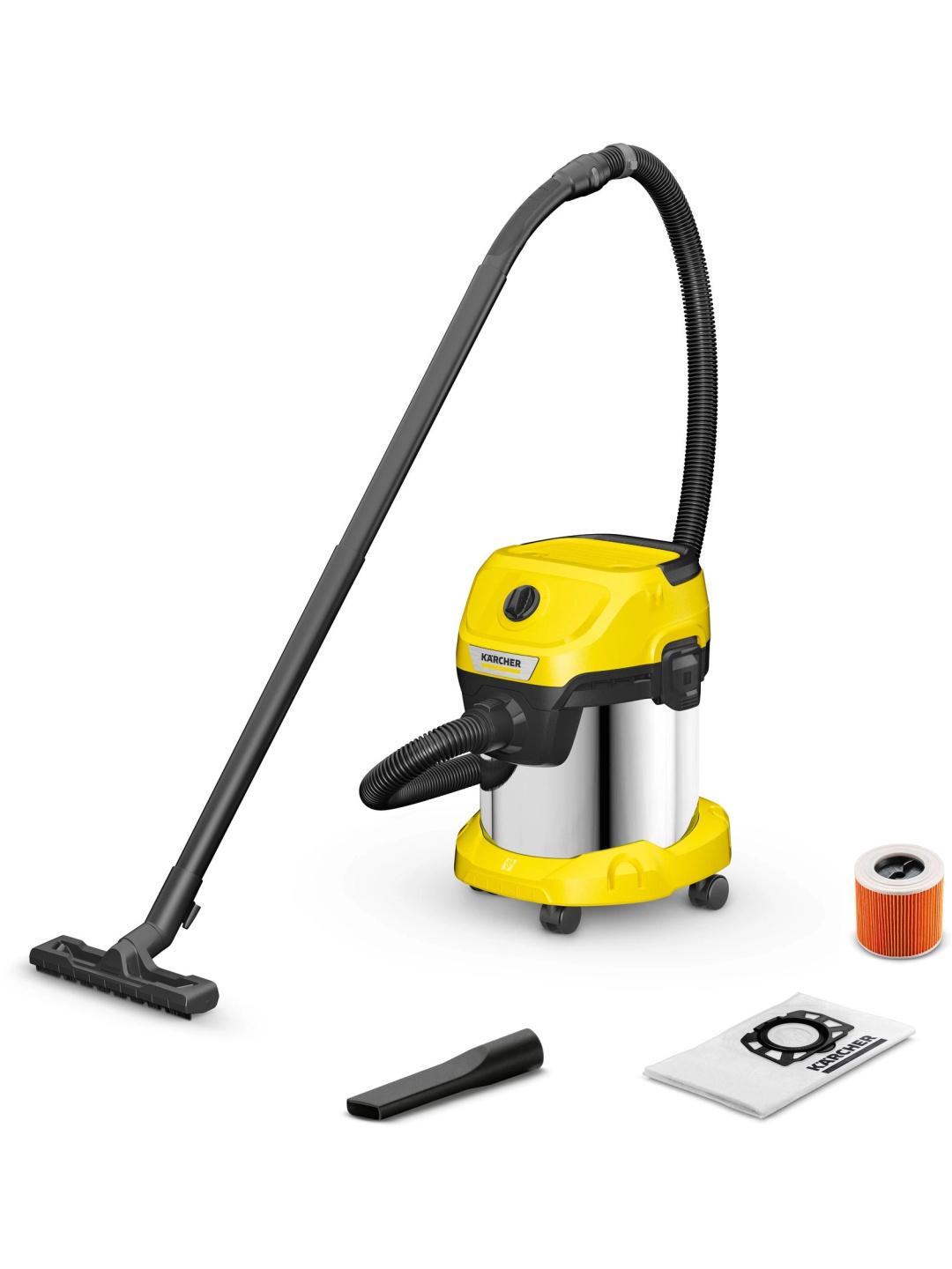 Изображение товара Строительный пылесос Karcher WD 3 S V-15/4/20 1000 Вт 15 л