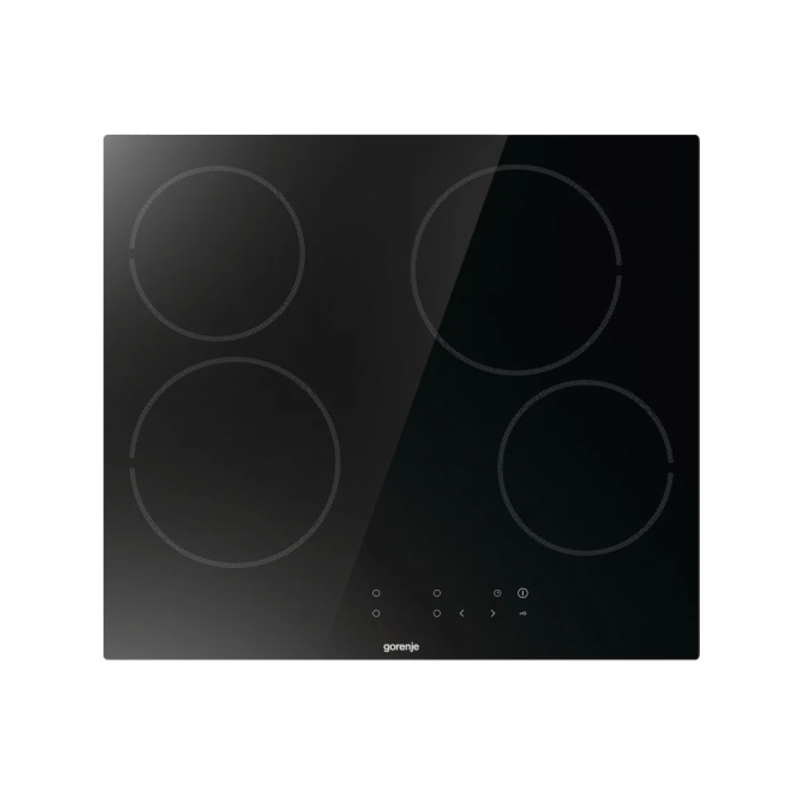 Изображение товара GORENJE ECT64BSCE Электрическая варочная панель с сенсорным управлением черная 4 конфорки