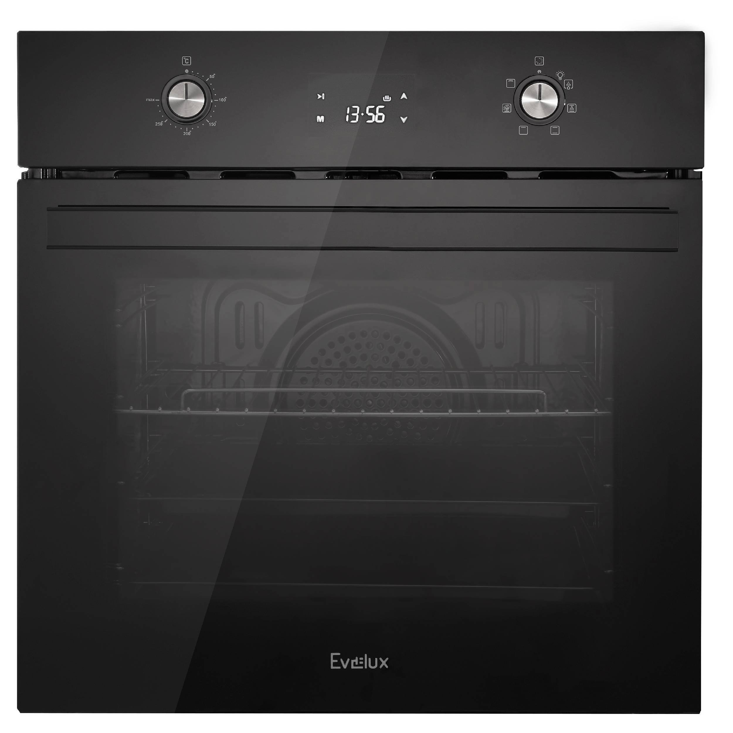 Изображение товара Электрический встраиваемый духовой шкаф Evelux EO 640 PB 65л черный