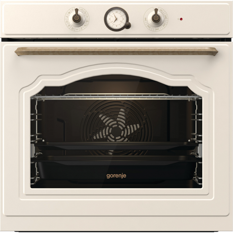 Изображение товара Встраиваемый духовой шкаф GORENJE BOS67372CLI 77 л бежевый (BO3CO4L02-1)