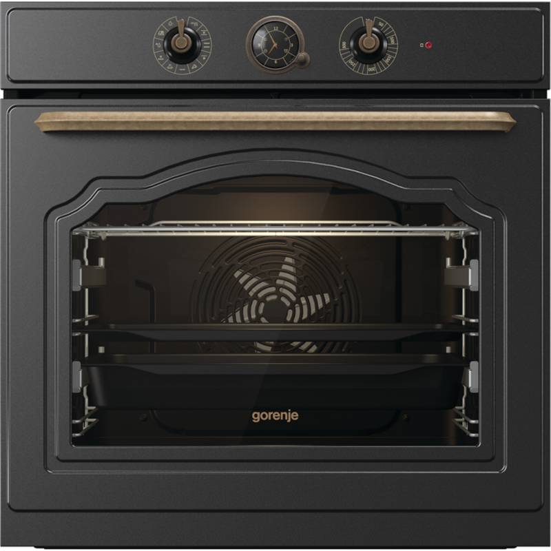 Изображение товара Встраиваемый электрический духовой шкаф GORENJE BO6735CLB 77 л черный