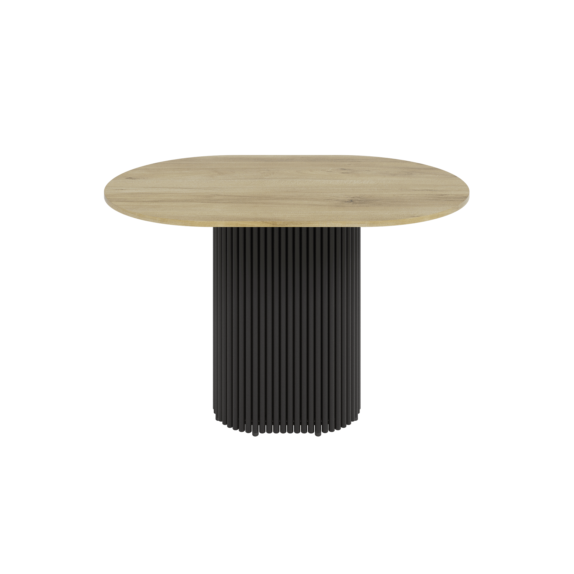 Изображение товара Кухонный овальный стол Genglass GGT-03-2-1-E-12080 120x80 см орех современный стиль