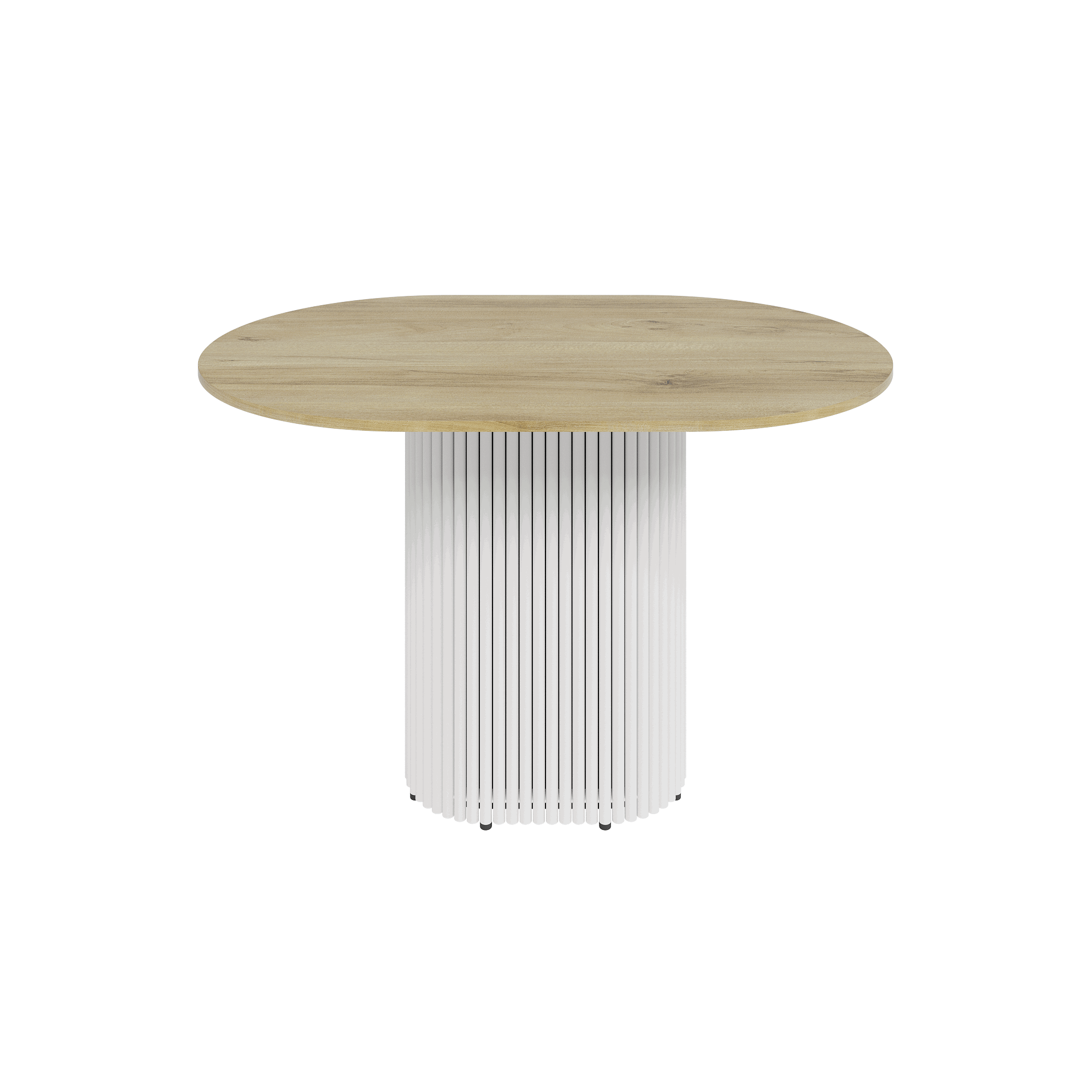 Изображение товара Обеденный кухонный овальный стол Genglass GGT-03-3-1-E-12080 120x80 см, стиль современный