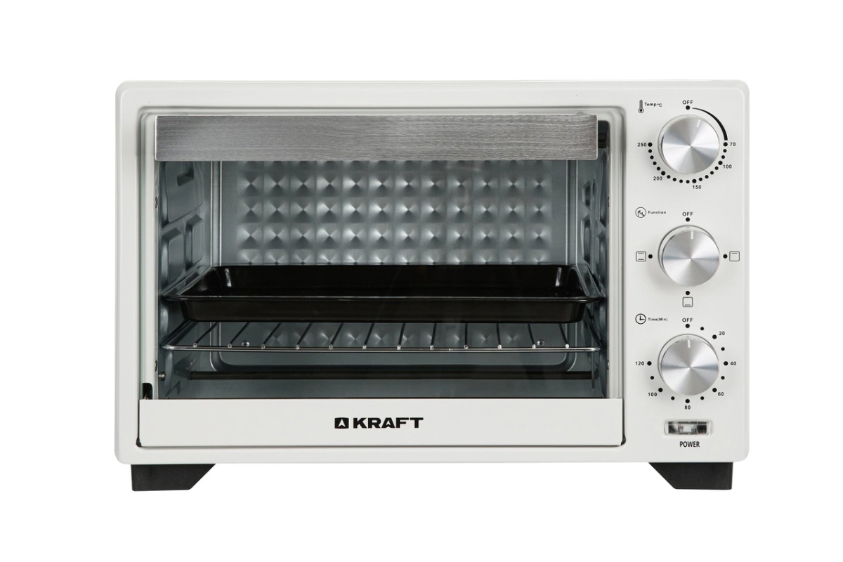 Изображение товара Мини-печь Kraft KFC-MO 200 HW 20 литров, 3 режима, 1500 Вт, белая