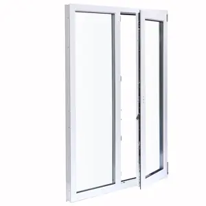 Окно ПВХ WHS двустворчатое 1400x1100 мм (ВхШ) двухкамерный стеклопакет белый (с двух сторон) - 2