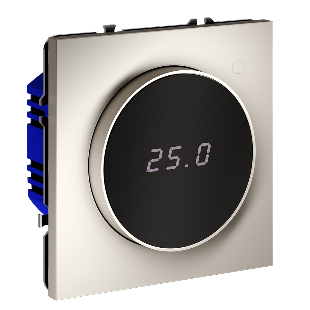 Изображение товара Терморегулятор электронный VOLTUM S70 VLS070103 с индикацией и датчиком цвет кашемир