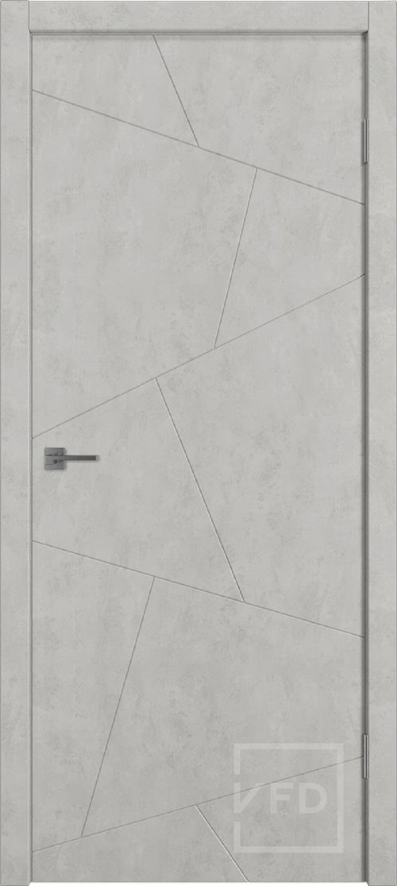 Изображение товара Комплект межкомнатной двери Vfd Graphica art глухая 200x60 см ПВХ Antic loft