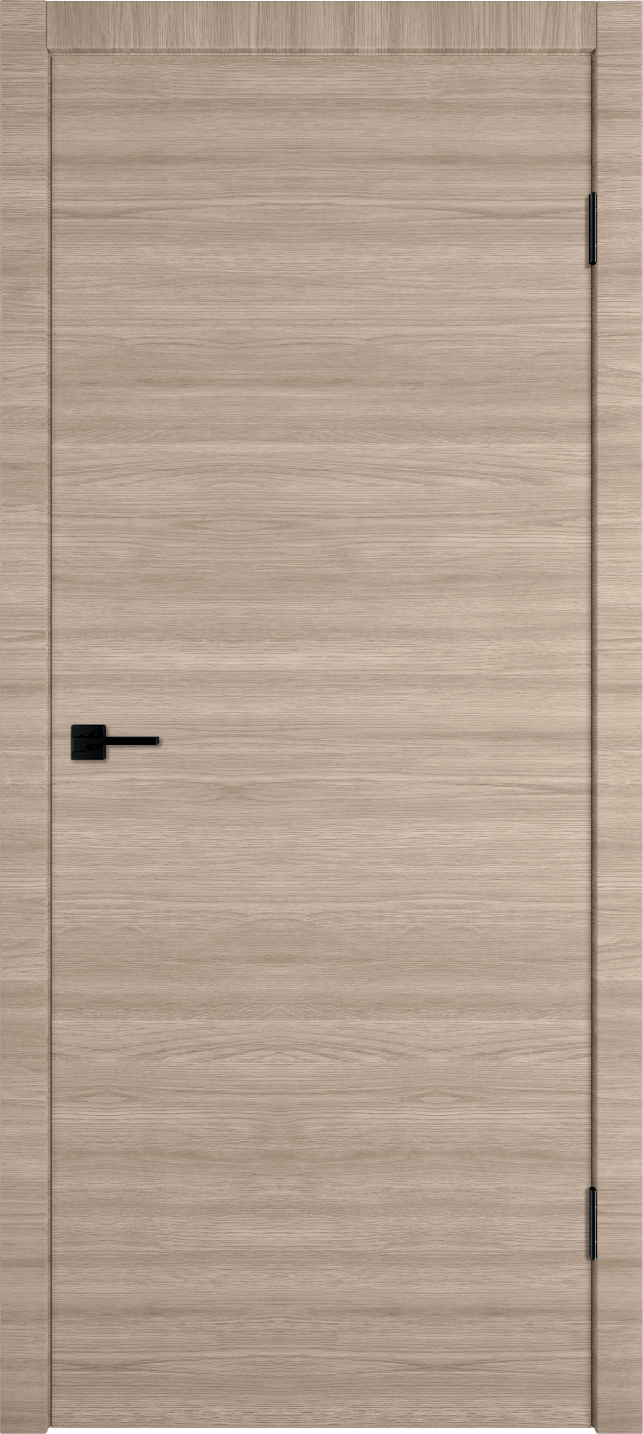 Изображение товара Комплект межкомнатной двери Vfd Solo глухая 200x70см ПВХ цвет red oak с коробом и наличниками