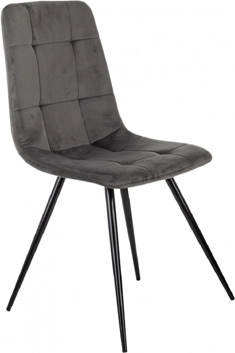 Изображение товара Стул для дома Бюрократ CH-K1 т серый Holland 18 металл черный на ножках