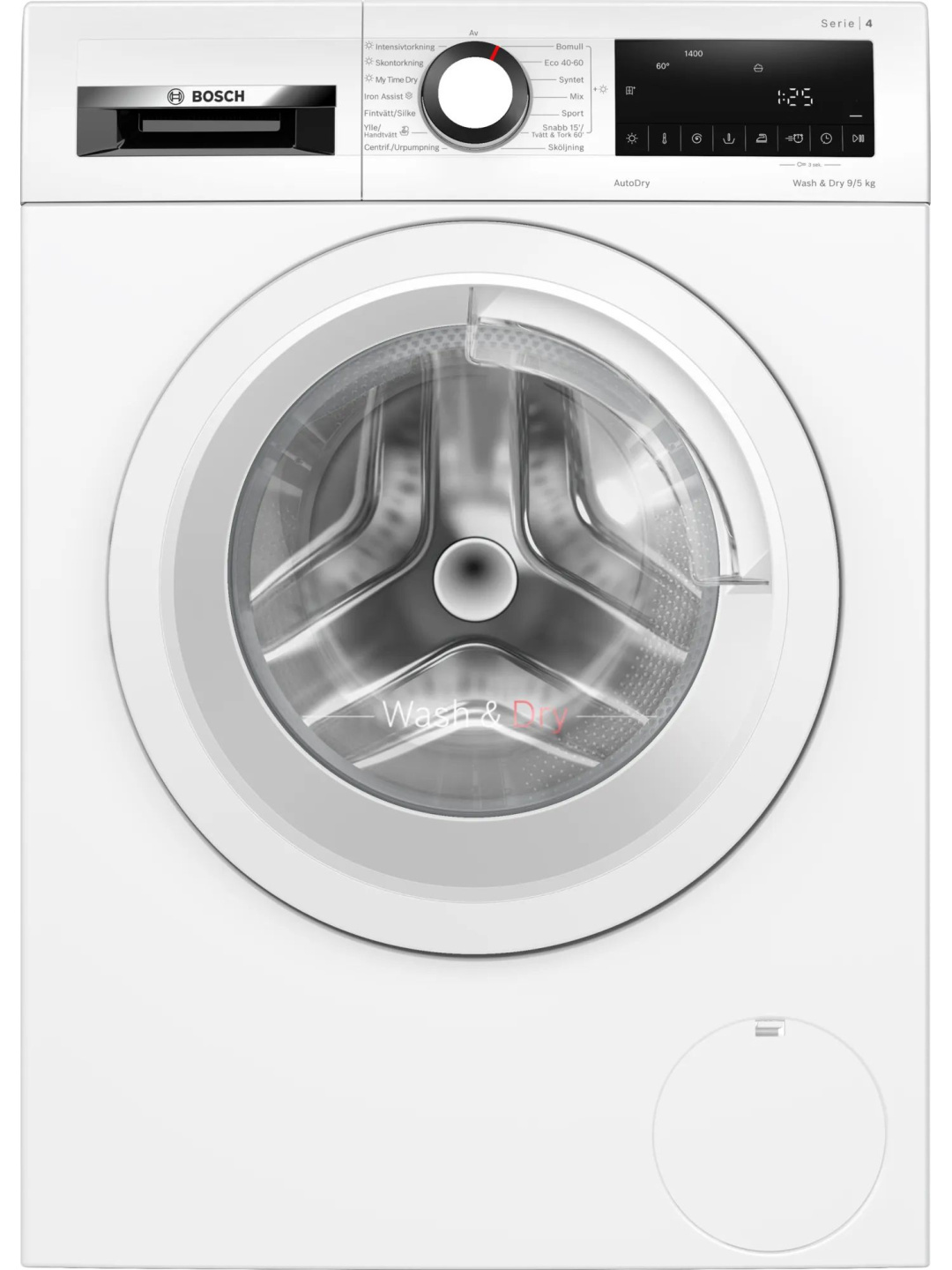 Изображение товара Стиральная машина Bosch WNA144VLSN с фронтальной загрузкой и инверторным мотором